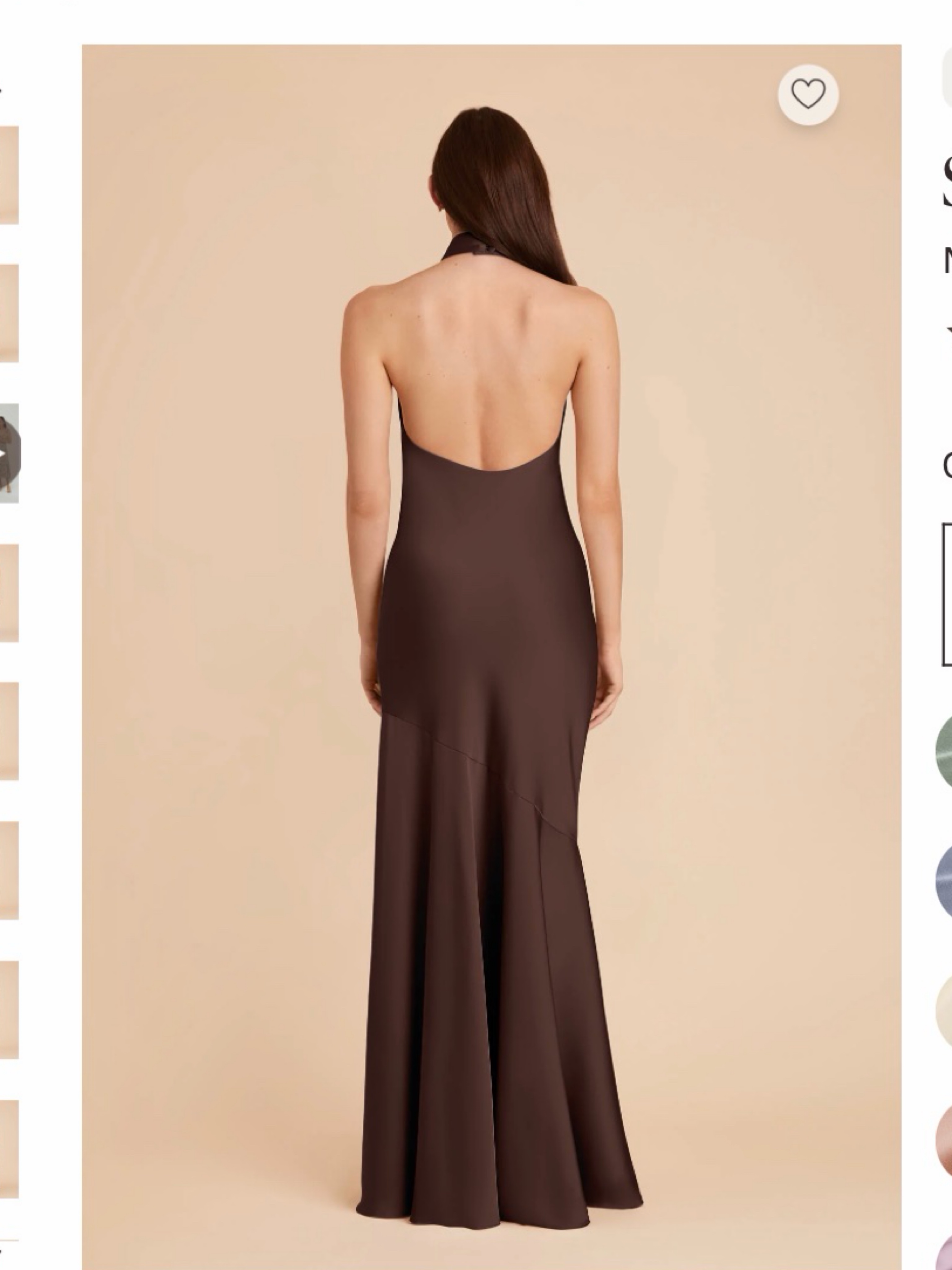 birdy grey stephanie dress Gold Bridesmaid Dress Matte Satin Size 2XL
