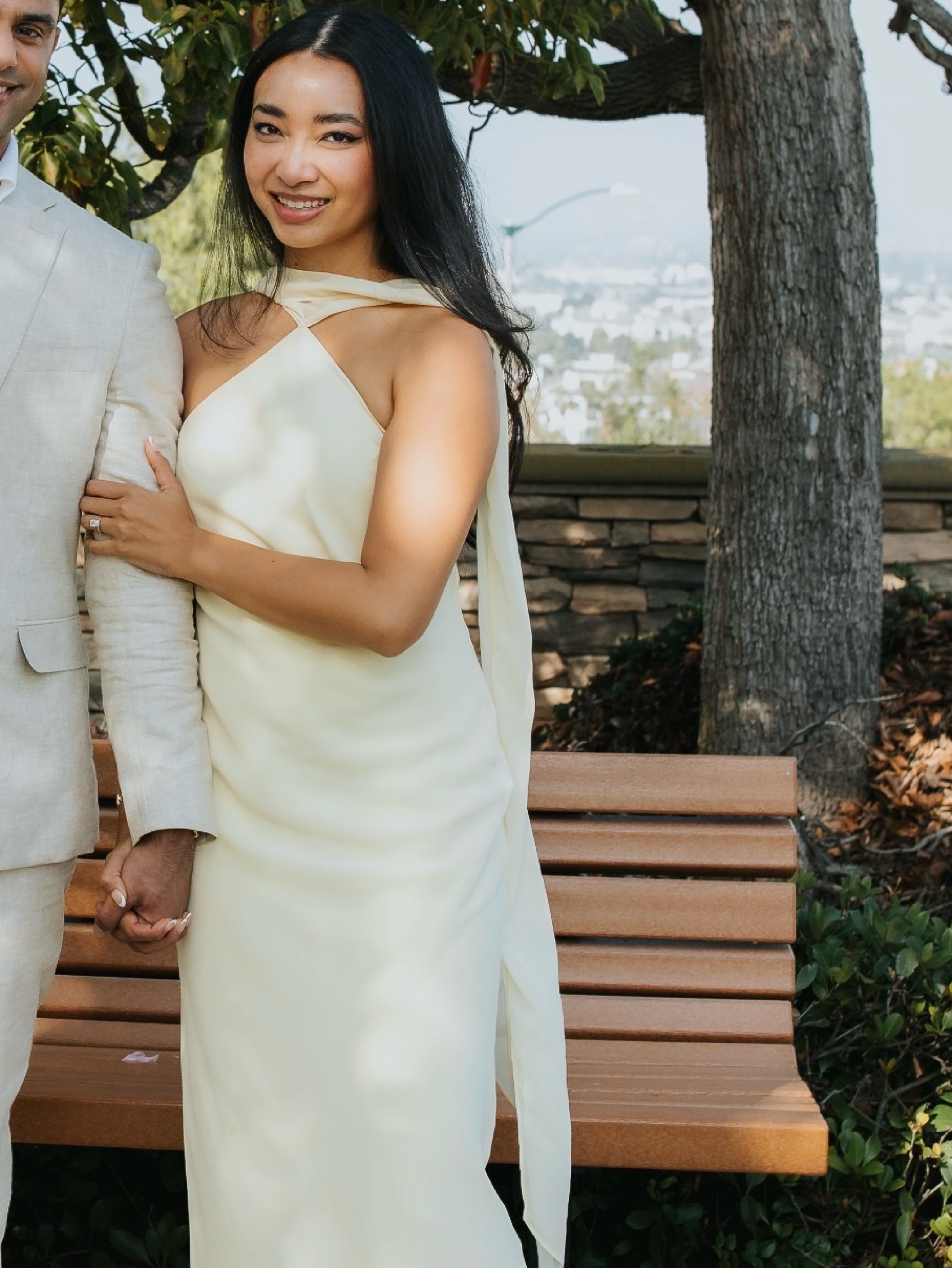 pale yellow chiffon dress MACloth Straps V neck Chiffon Long Bridesmaid Dress Yellow Formal Party Dress Custom Color / Tea Length / US4