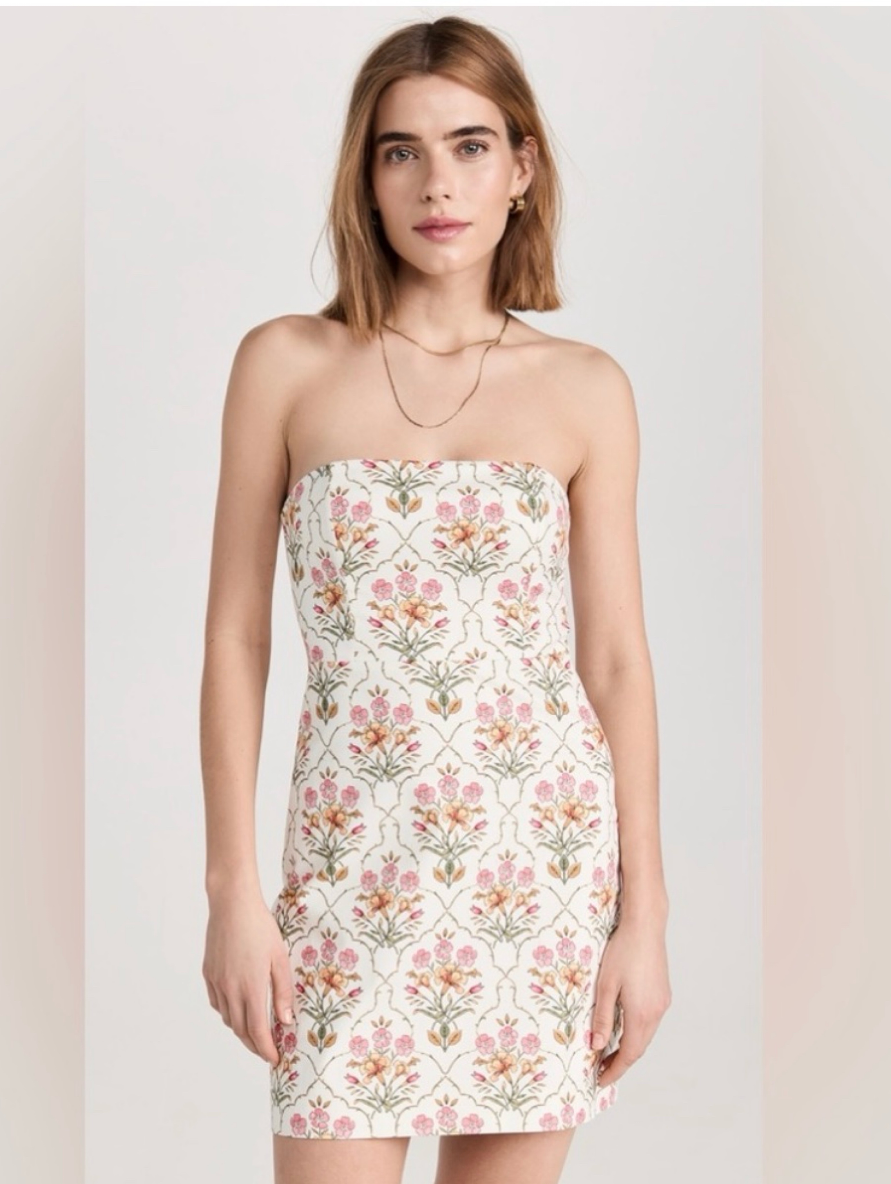 Favorite Daughter White Floral Mini DRess