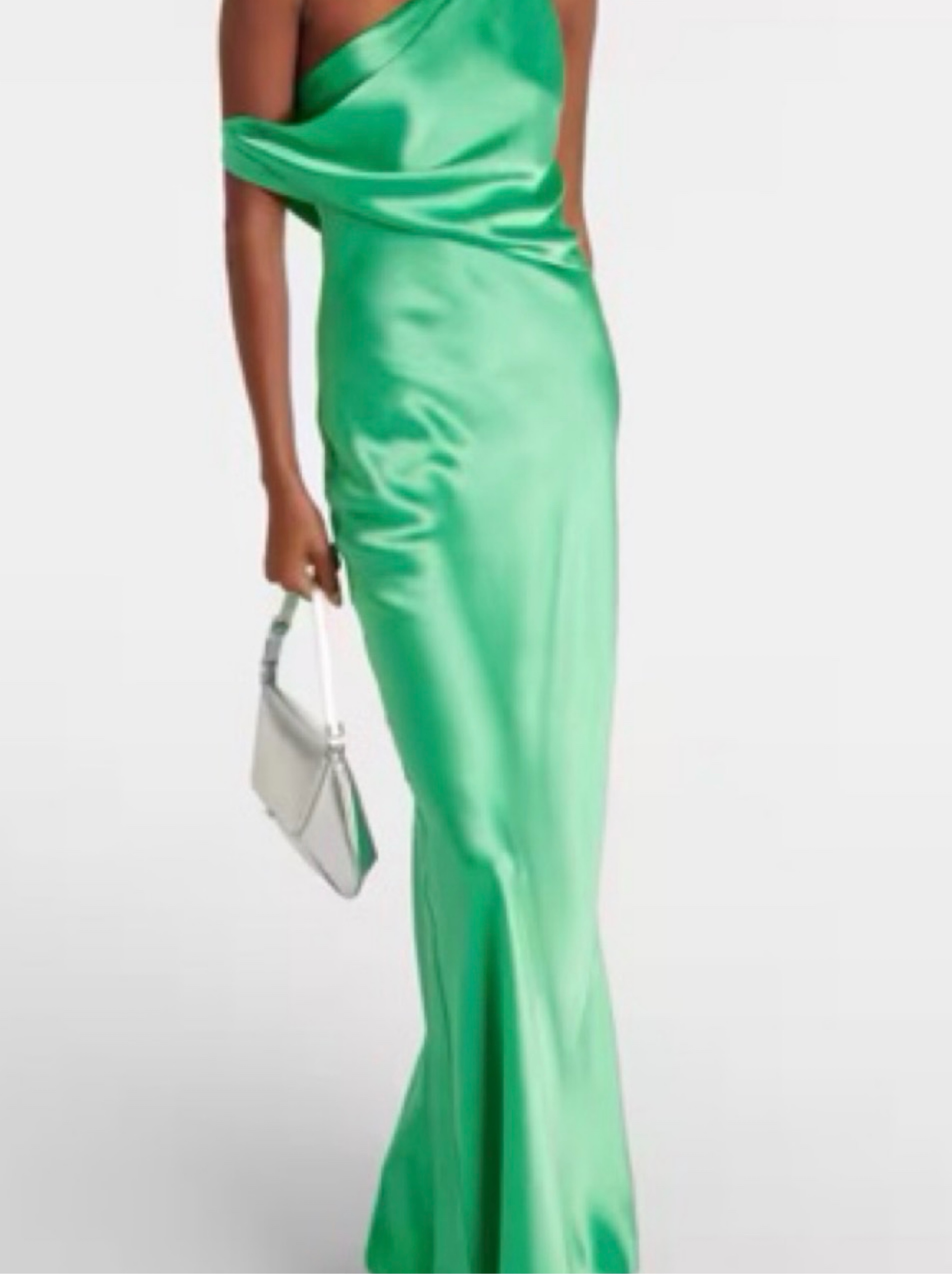 naomi green dress Short Sleeve - Promenade A vibrant statement STAUD Naomi Asymmetrical Green Dress