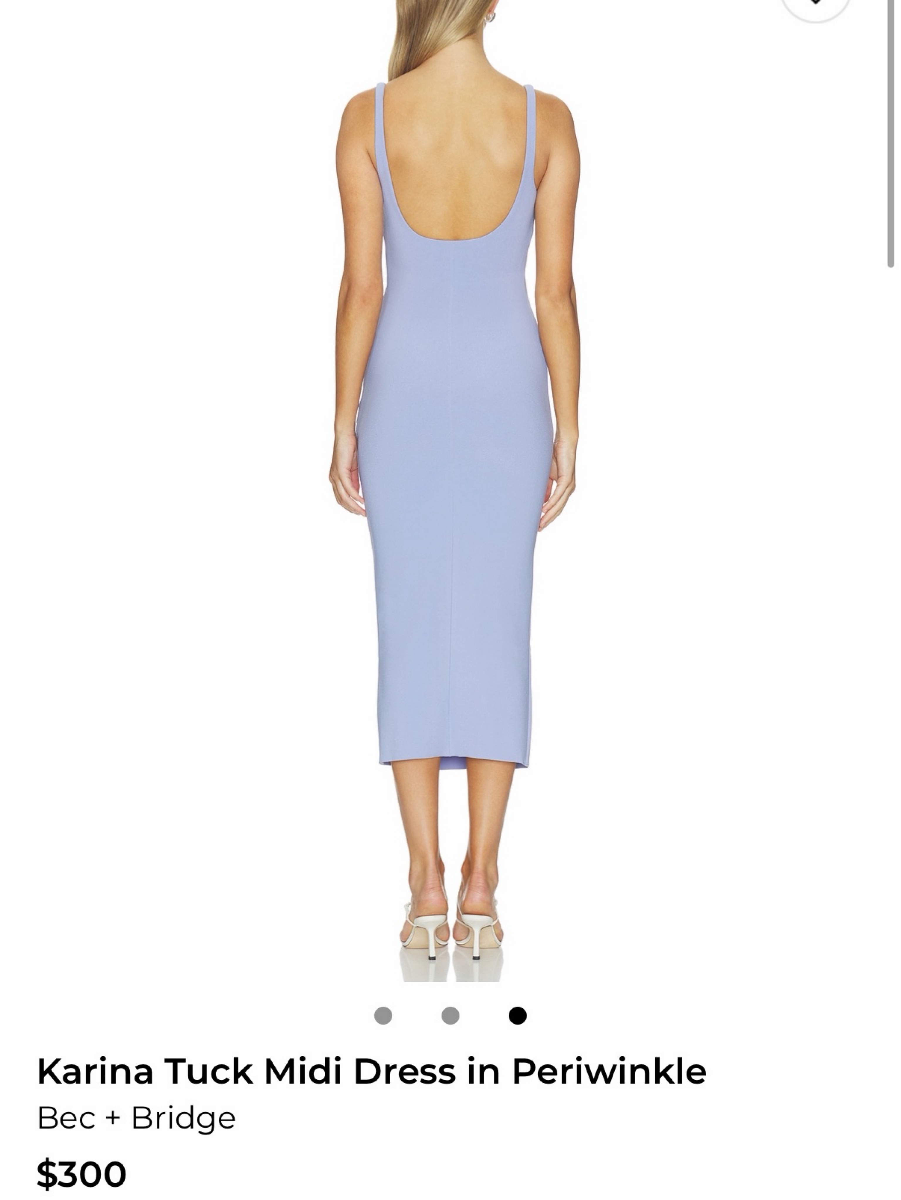 karina tuck midi dress Bec + Bridge Karina Tuck Midi Dress Rent a Dress
