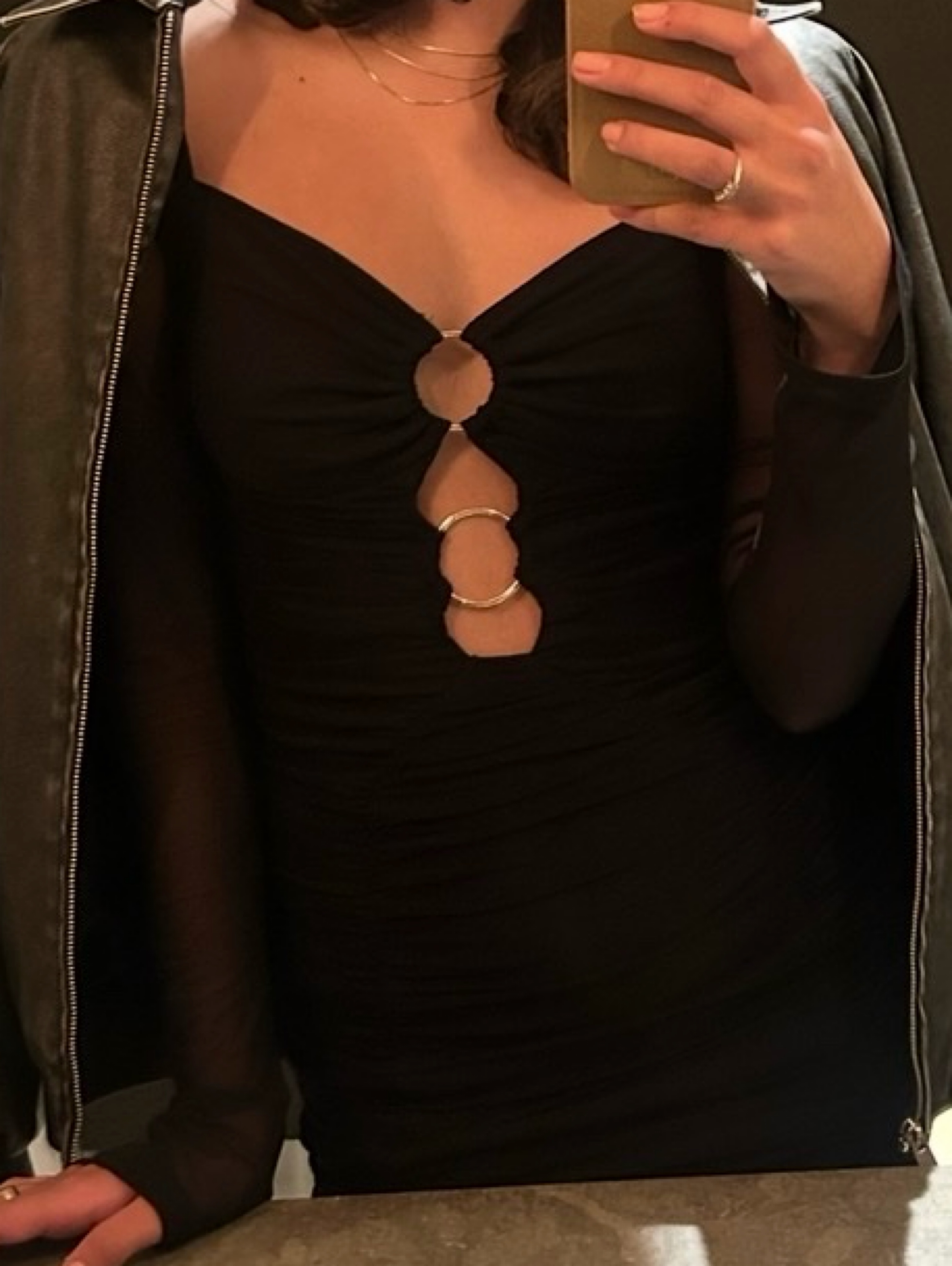 long sleeve mini dress amazon MANGO - Pleated boatneck short dress beige