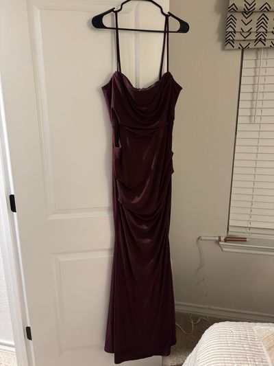 house of cb milena dark cherry corset maxi dress Milena Dark Cherry Corset Maxi Dress