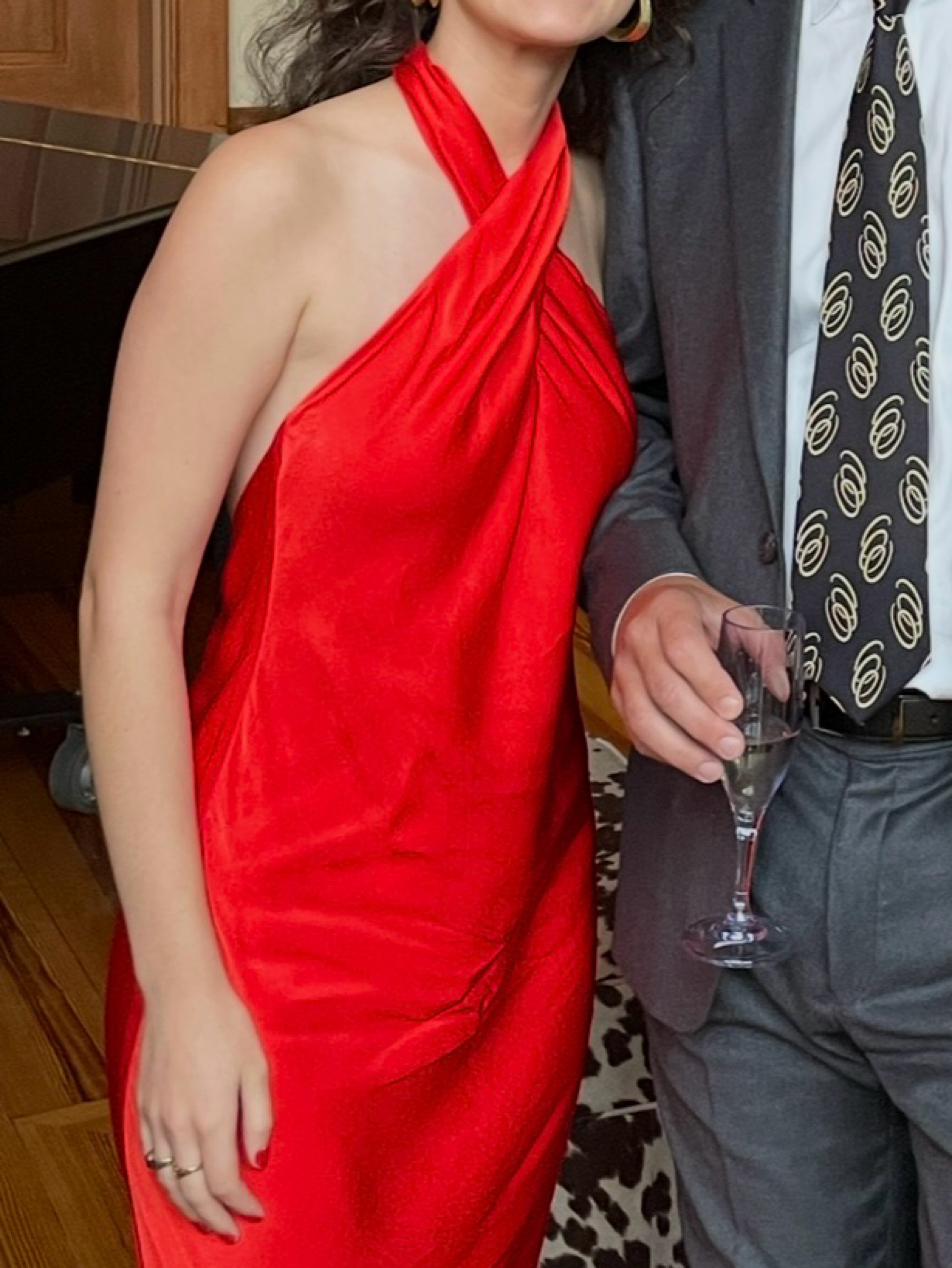 bardot claudia bias cut dress Bardot Claudia Bias Cut Dress in Lipstick Red