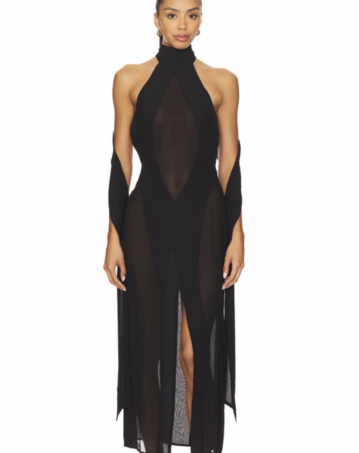 danielle guizio mesh dress Danielle Guizio Floral Mesh Mini Dress by Danielle Guizio