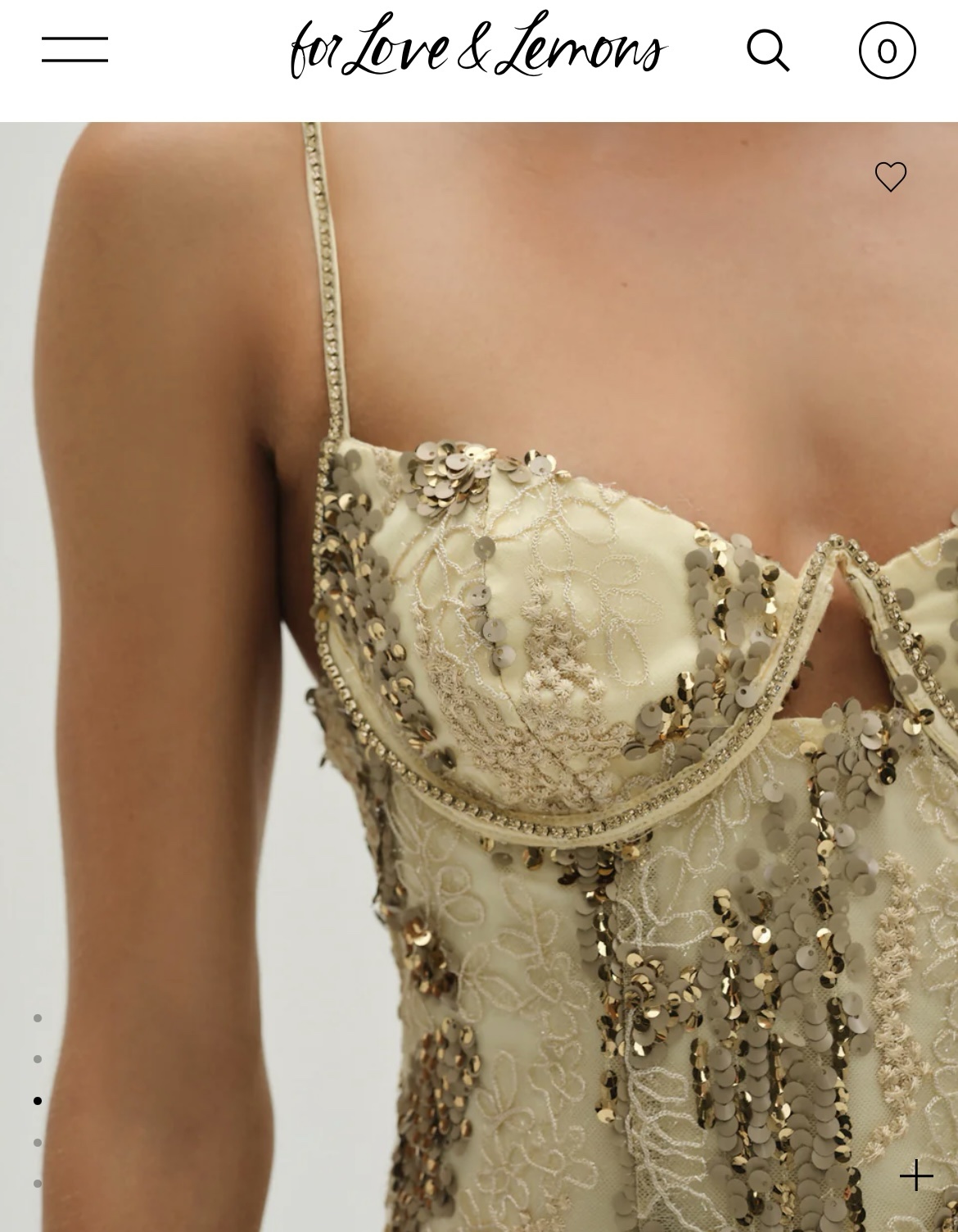 for love and lemons opal beaded mini dress FOR LOVE & LEMONS Opal Mini Dress