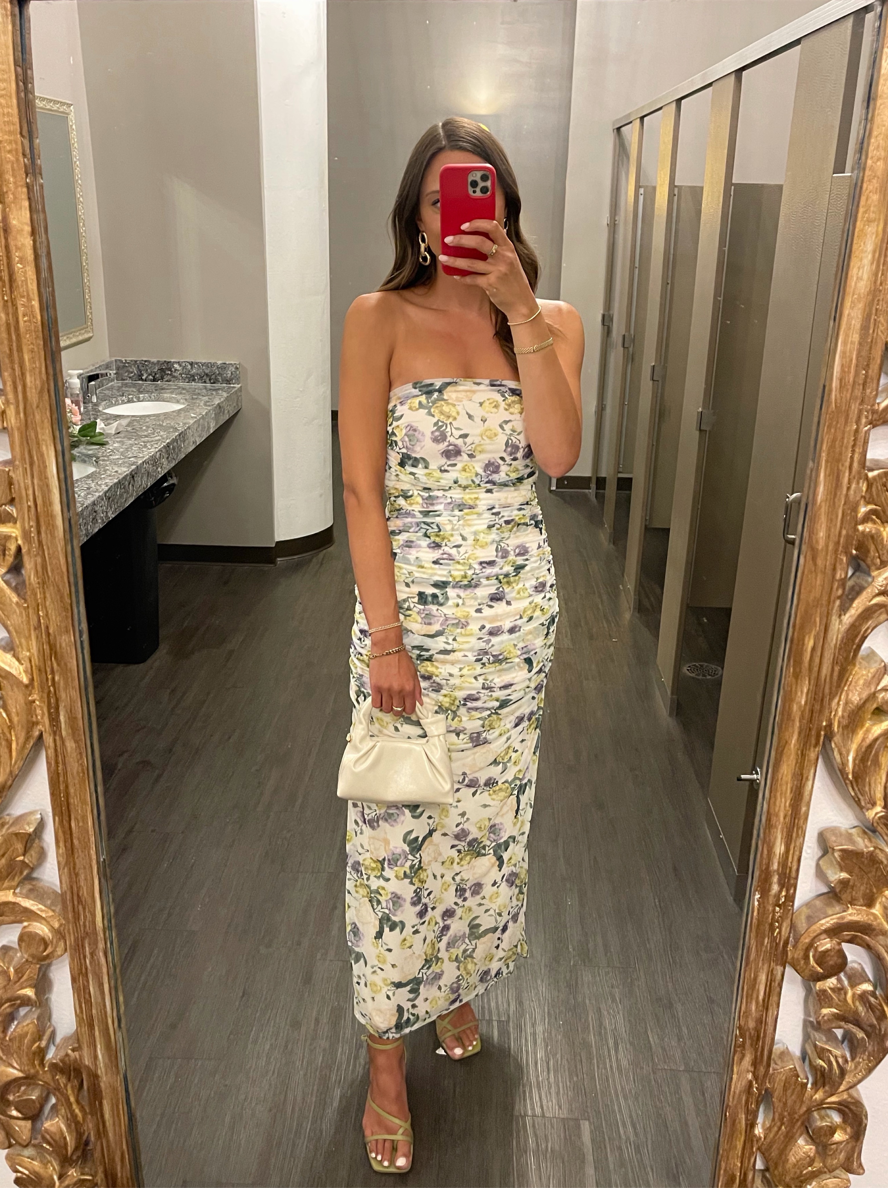abercrombie floral dress maxi Abercrombie & Fitch cut out detail flowy maxi dress with built in bra in  pink floral print