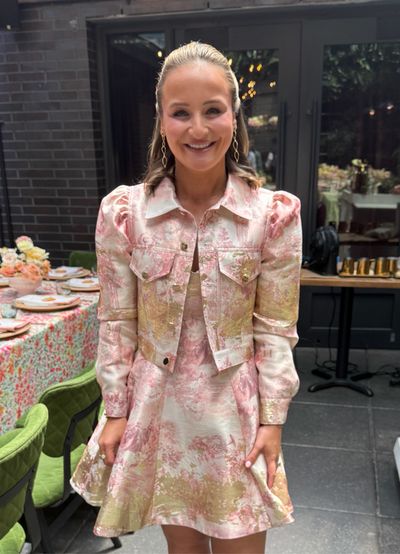 Alice+Olivia English Rose Toile Crop Jacket by Alice + Olivia | Pickle