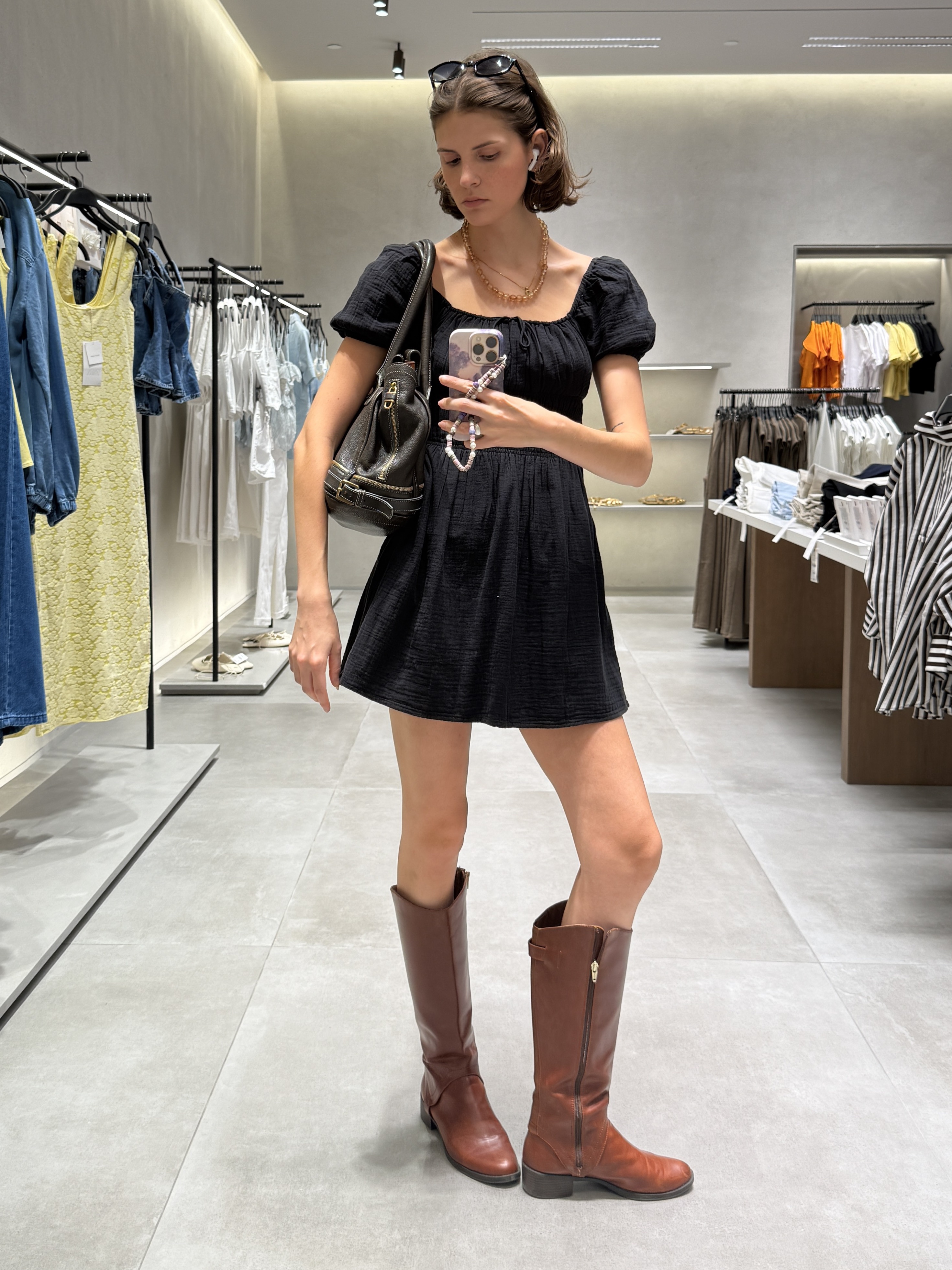 aritzia black mini dress Aritzia black mini dress by Aritzia