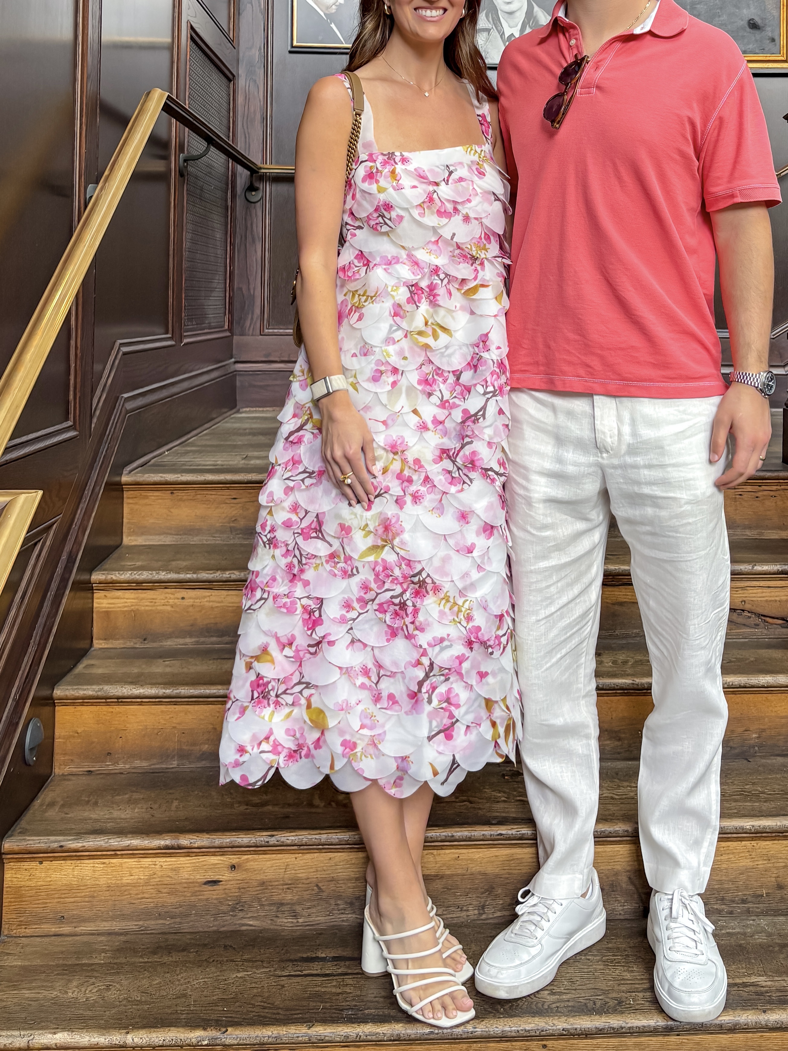 $595 Cynthia Rowley Scalloped Petal Japanese Cherry Blossom Dress
