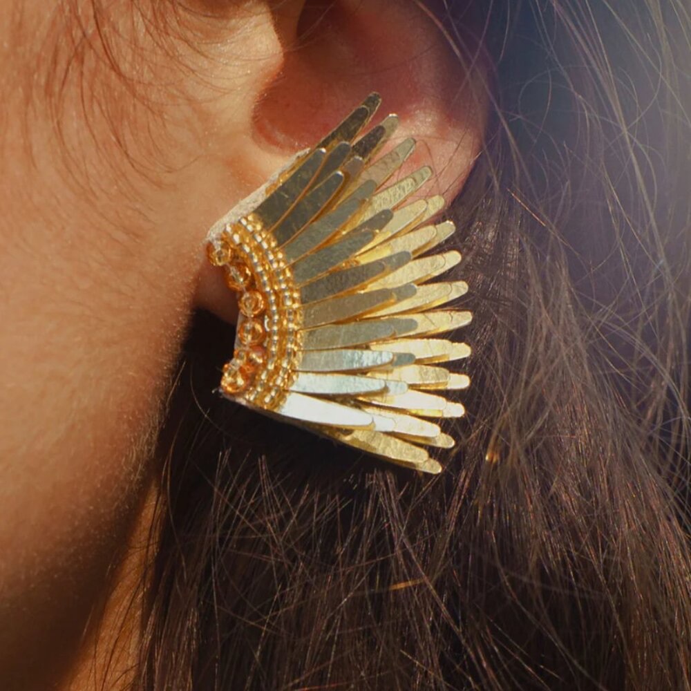 Gold Mignonne Gavigan Mini Madeline Earrings