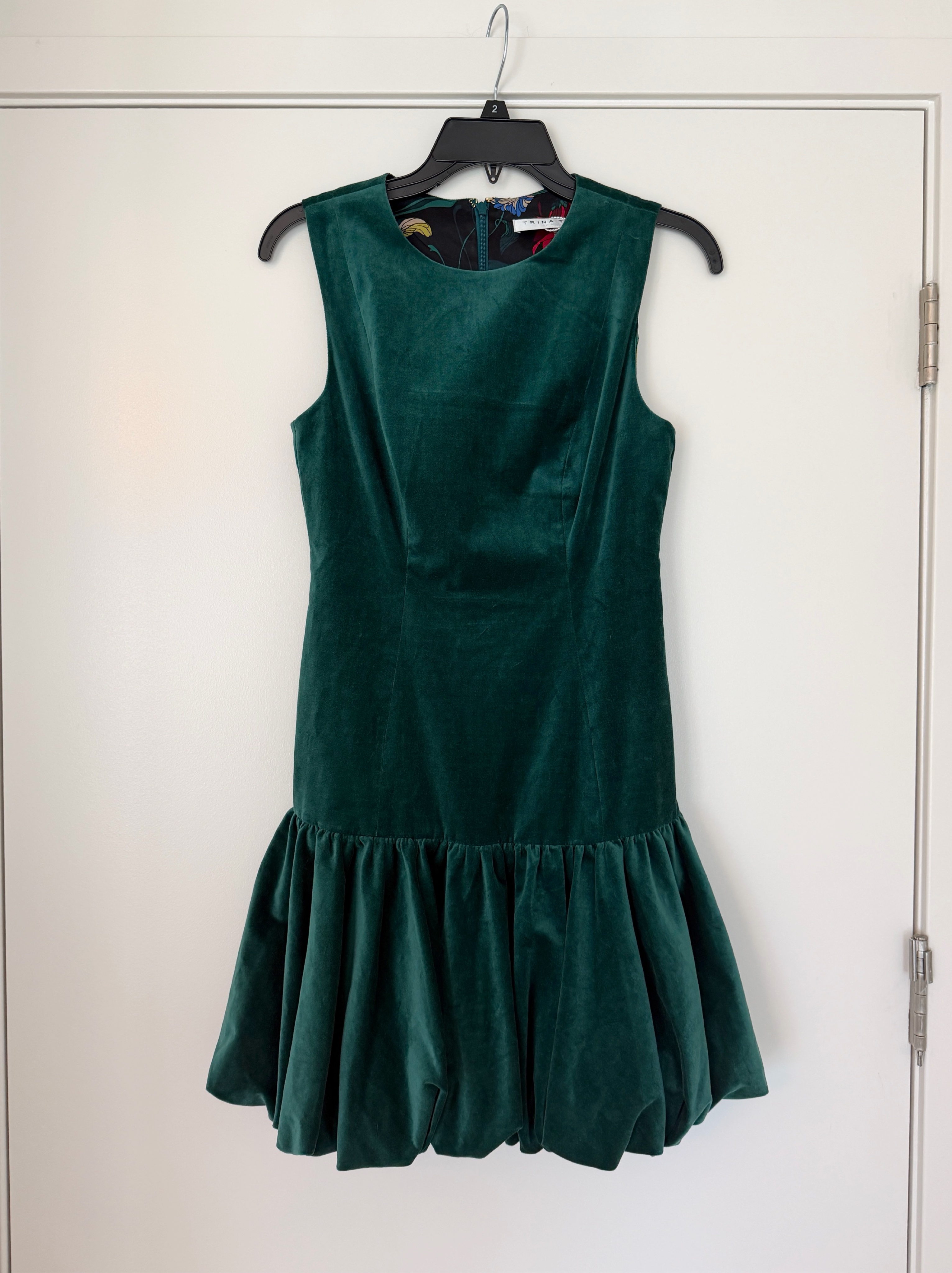Green Velvet Trina Turk Dress Holiday Dress / Christmas Dress