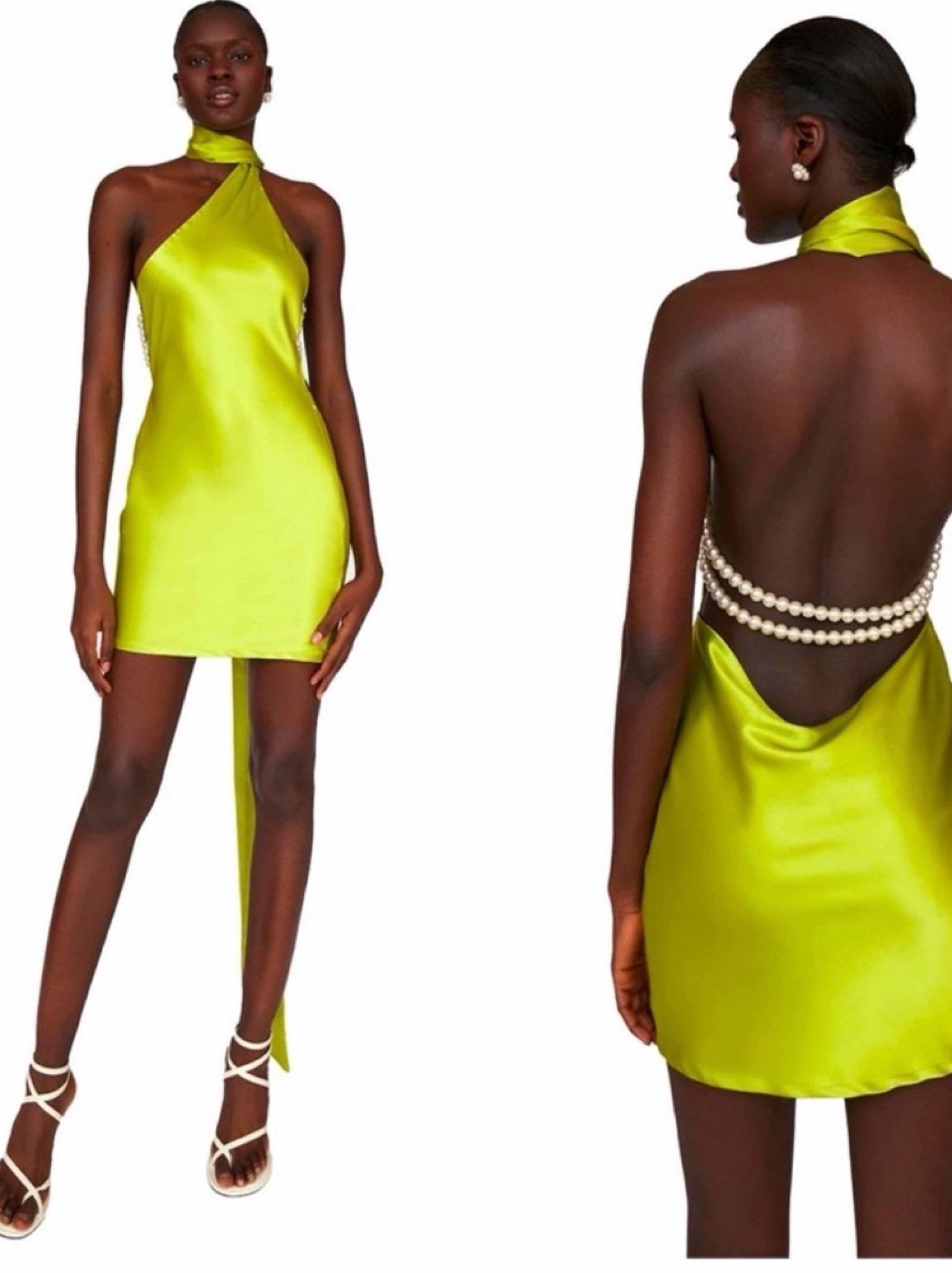 Khanum’s Kara Mini Pearls Dress