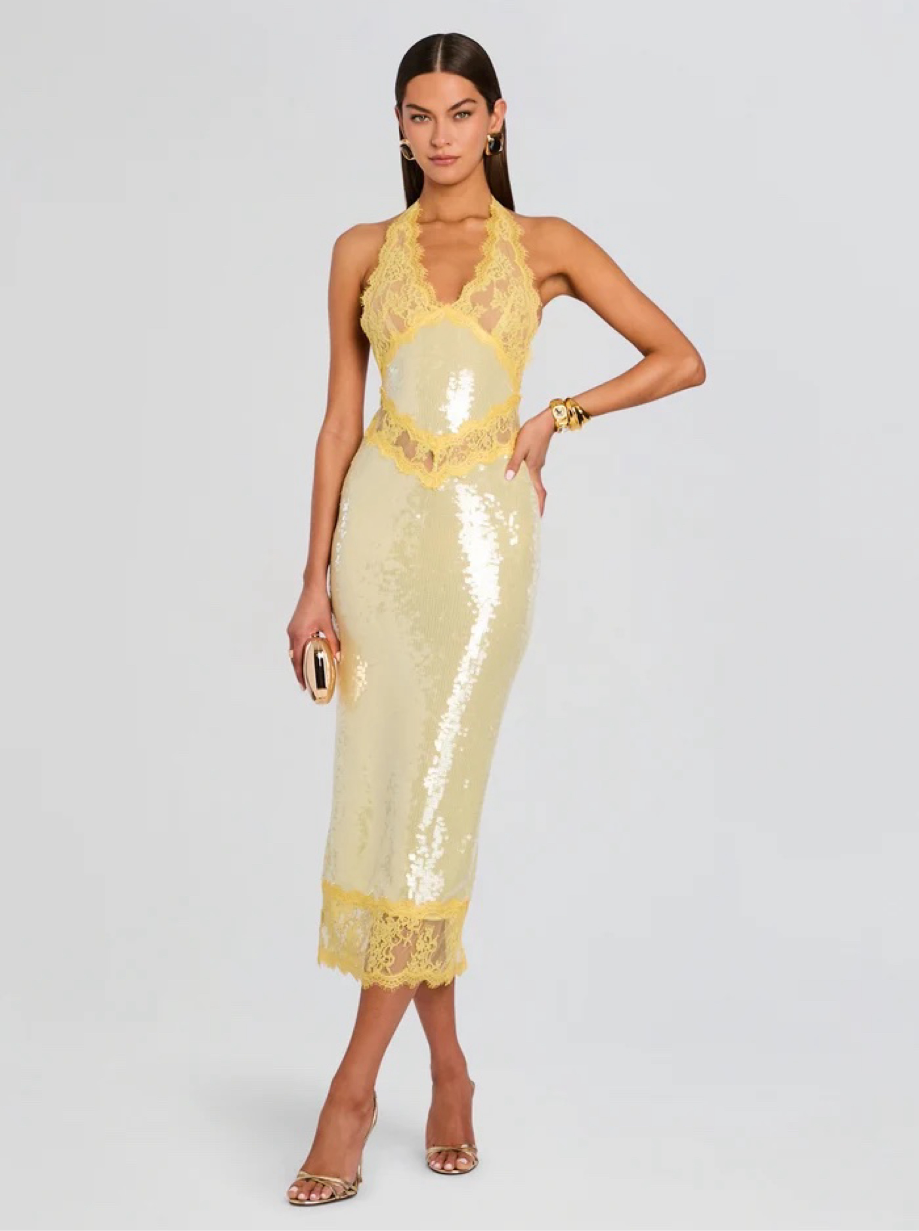 Retrofete Vicky Sequin Lace Dress