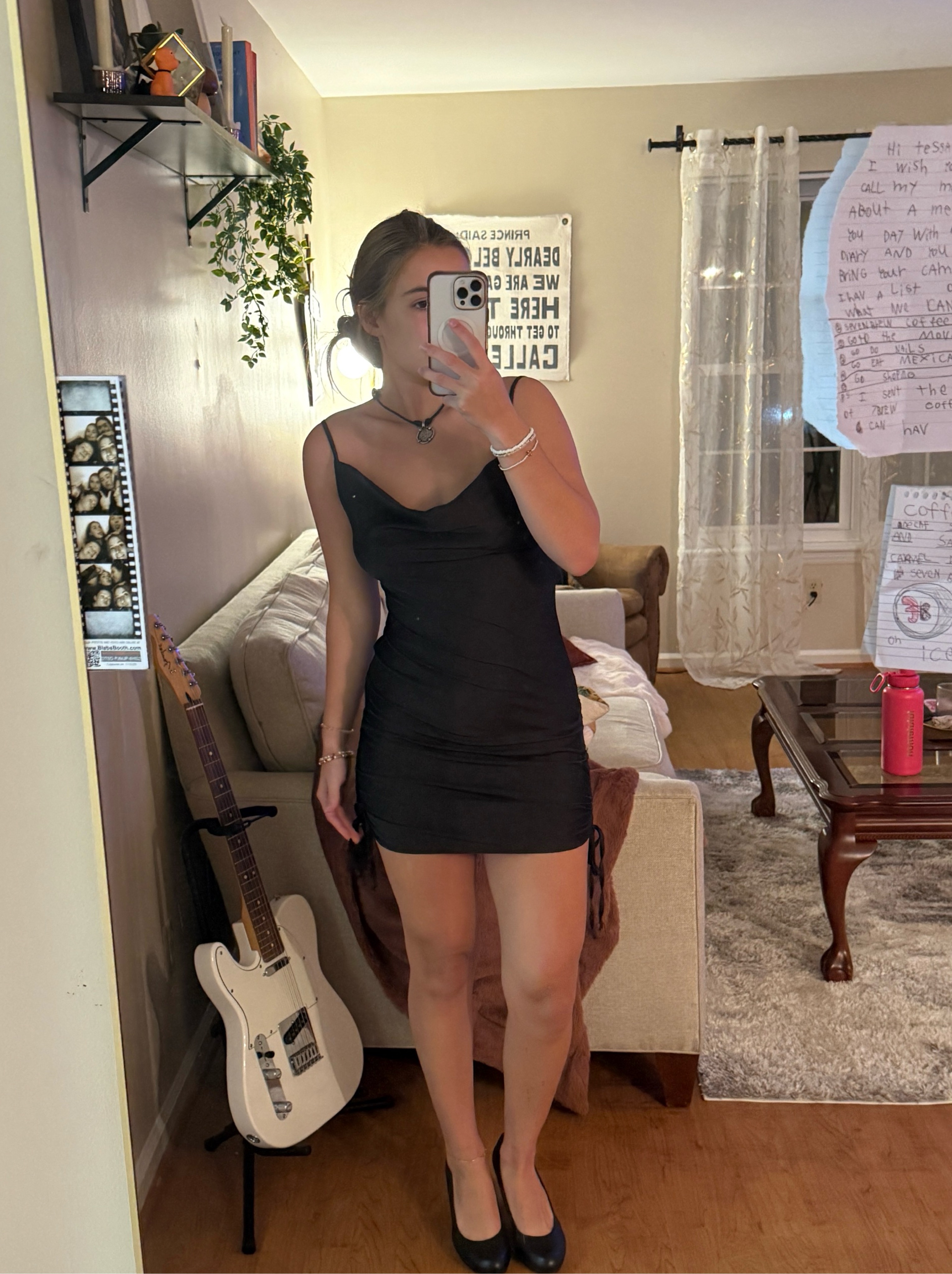 Vintage black Kendal and Kylie slip dress