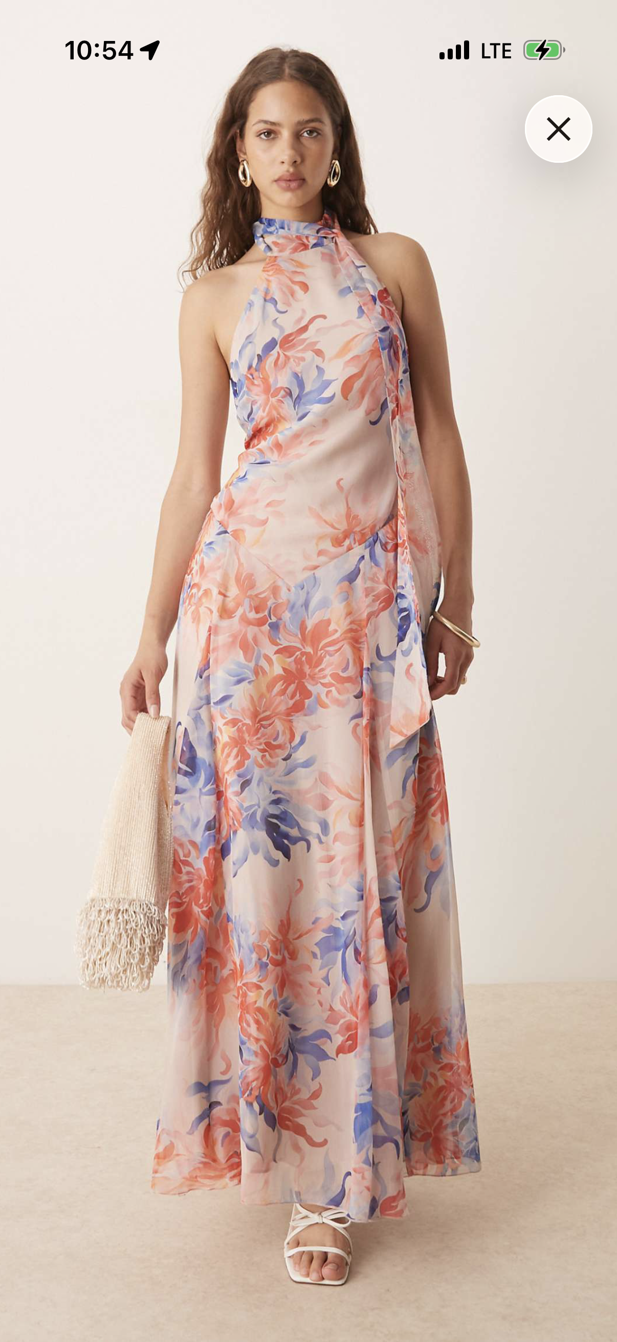 drop waist chiffon dress Elegant High Neck Dusty Rose Long Bridesmaid Dress – FancyVestido