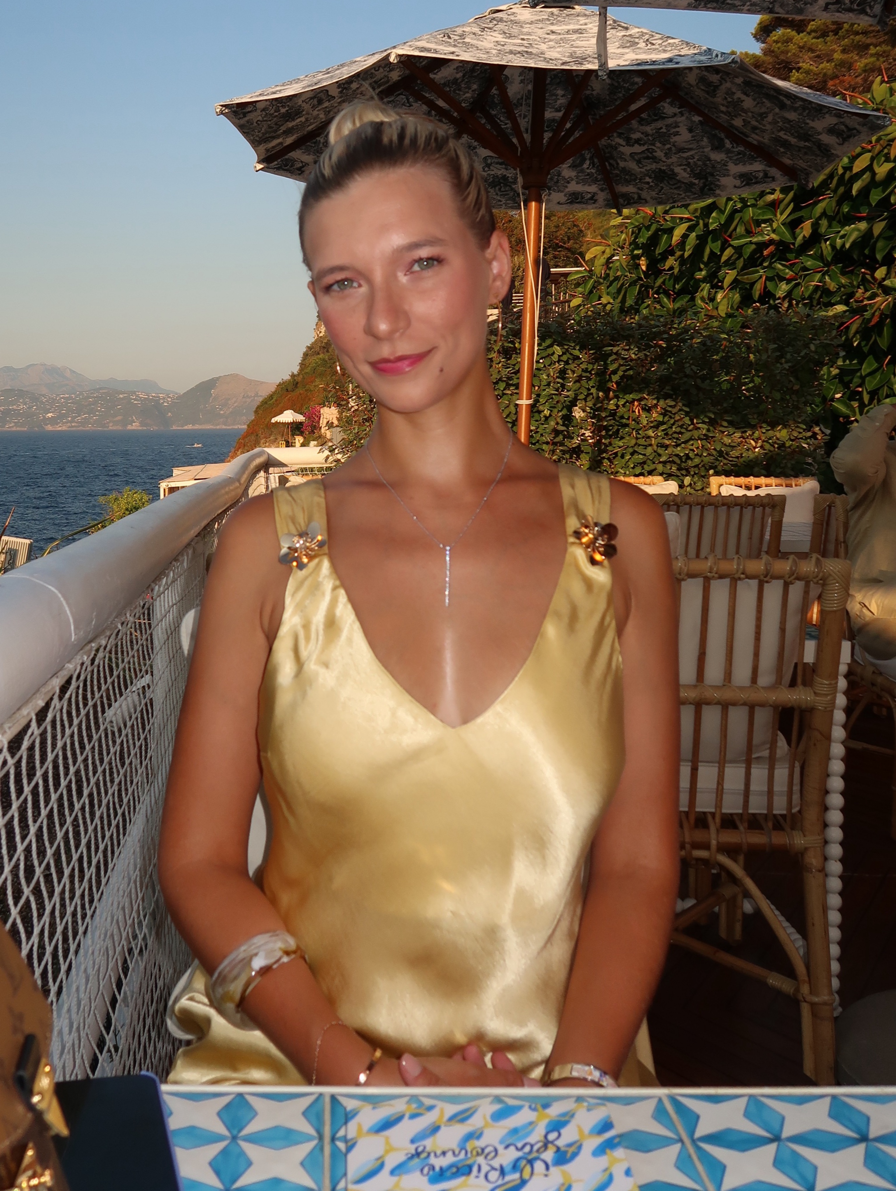 anthropologie yellow satin dress Anthropologie Somerset Satin Maxi Dress Silky Flowy Mango Tiered Sz Xxs  Nwot