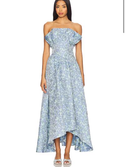 ELLIATT x REVOLVE Jacquard Asymmetric Gown by ELLIATT