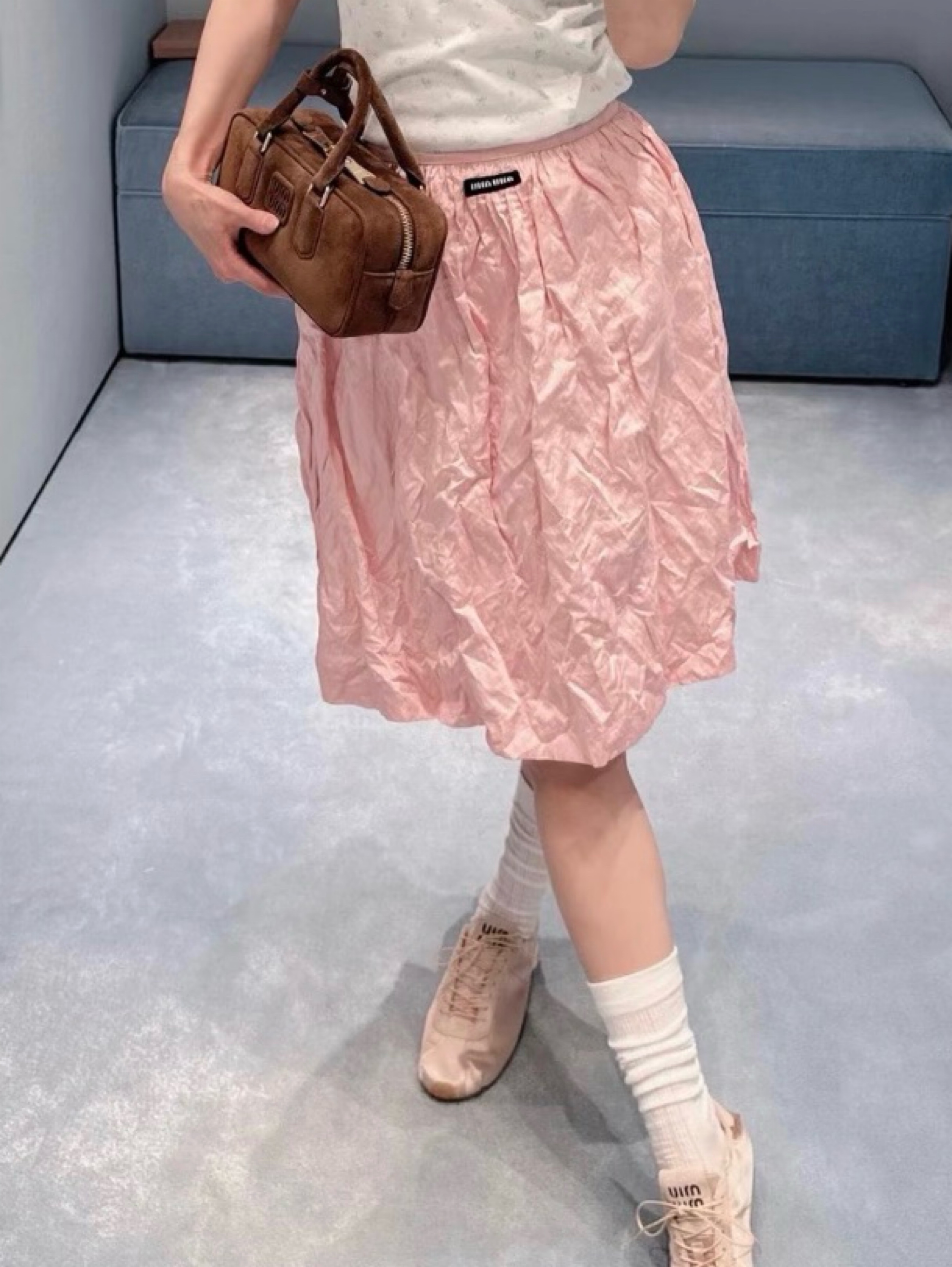 スカート MIU MIU Pink Skirt Archive Miu Miu Pink Skirt by Miu Miu - Pickle