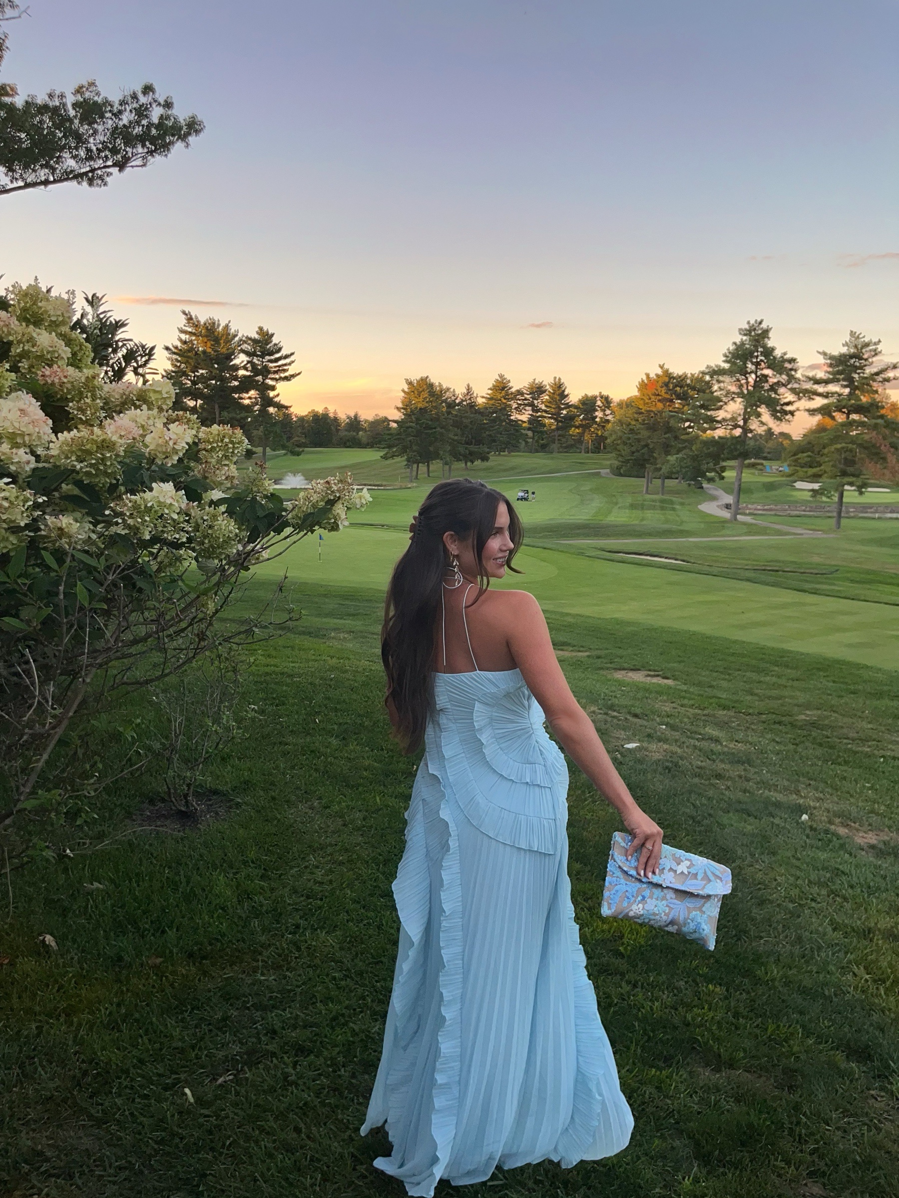 blue and green wedding guest dress by 8 Other Reasons wedding guest dresses