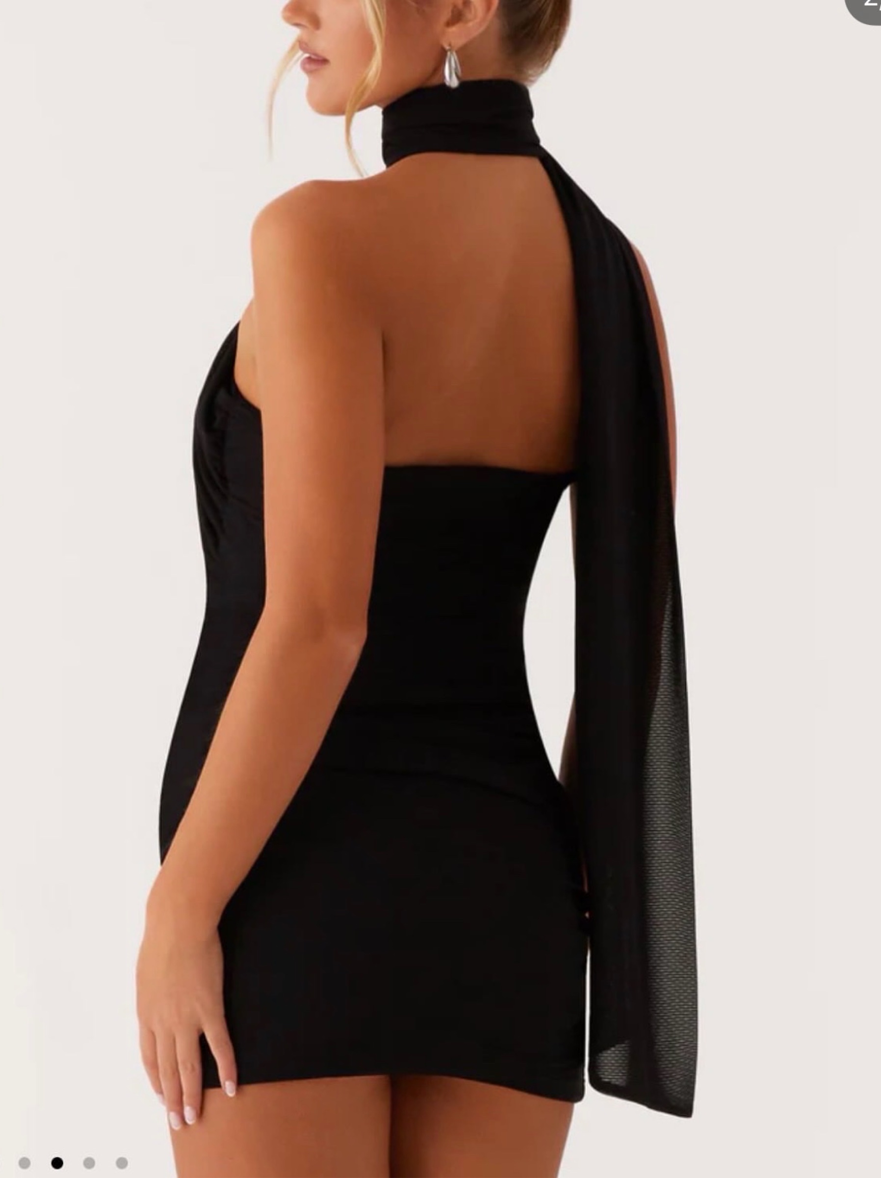 black micro mini dress Peppermayo Breaking News by Peppermayo 95% Polyester 5% SpandexLining