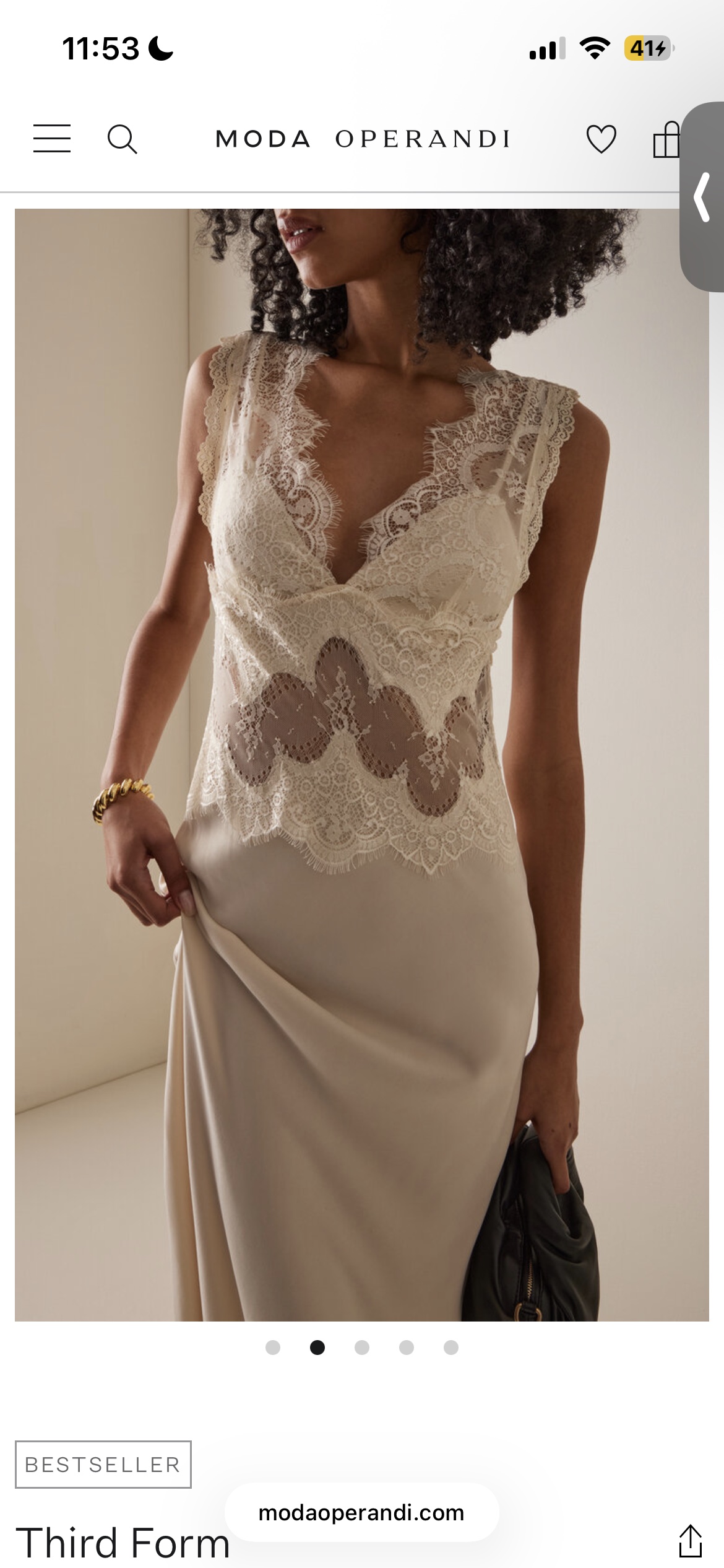 Third Form Visions Lace Maxi Dress