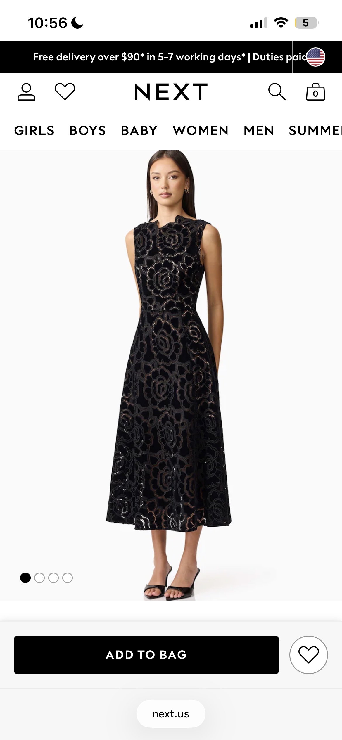 Elliatt Eris Midi Dress