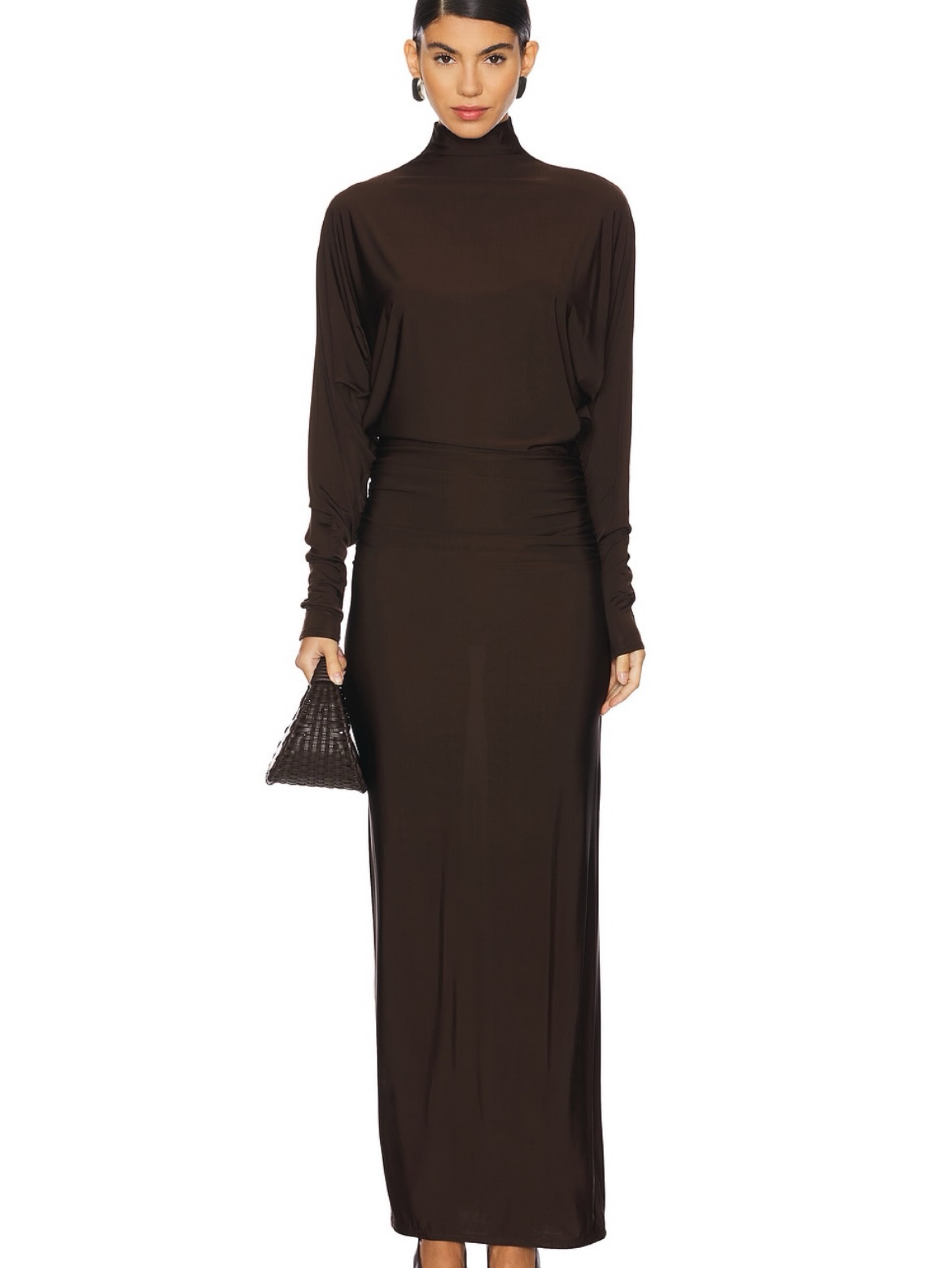 EAVES - Shir Dress Brown