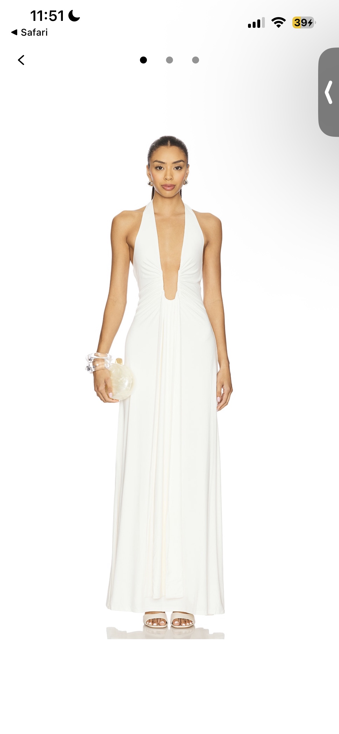 MISHA - Jennifer Maxi Dress in Ivory