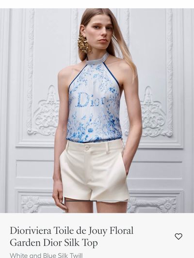 Dior silk top by Christian Dior | Pickle