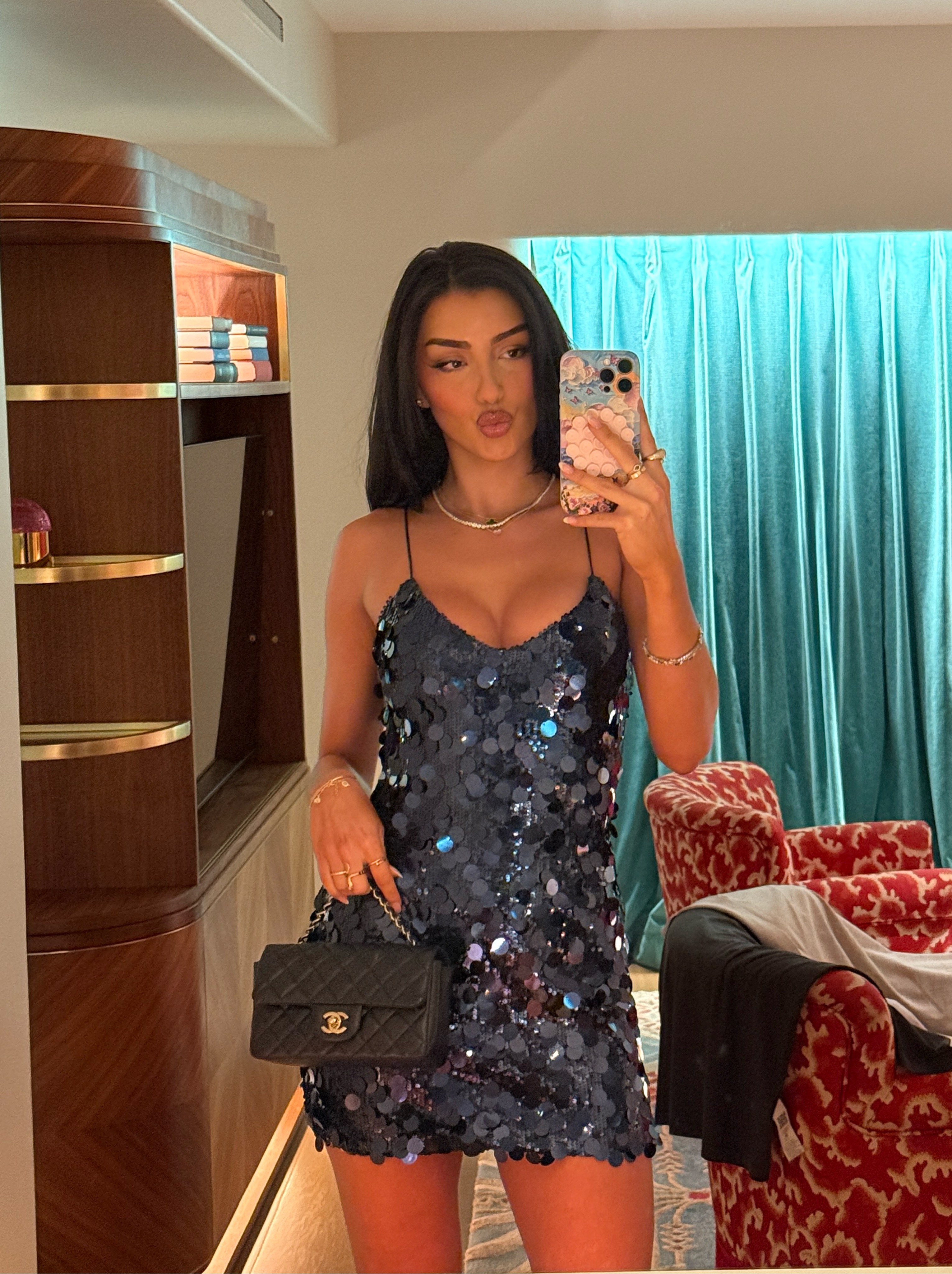 meshki romilly sequin mini dress chaewonkim on LTK
