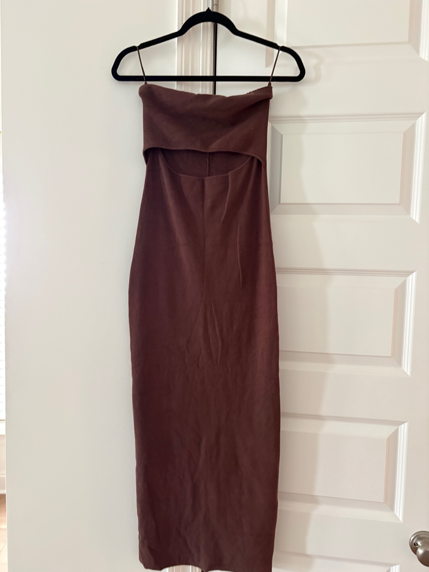 house of harlow 1960 brown dress knit cut out maxi by House Of Harlow Formal dress