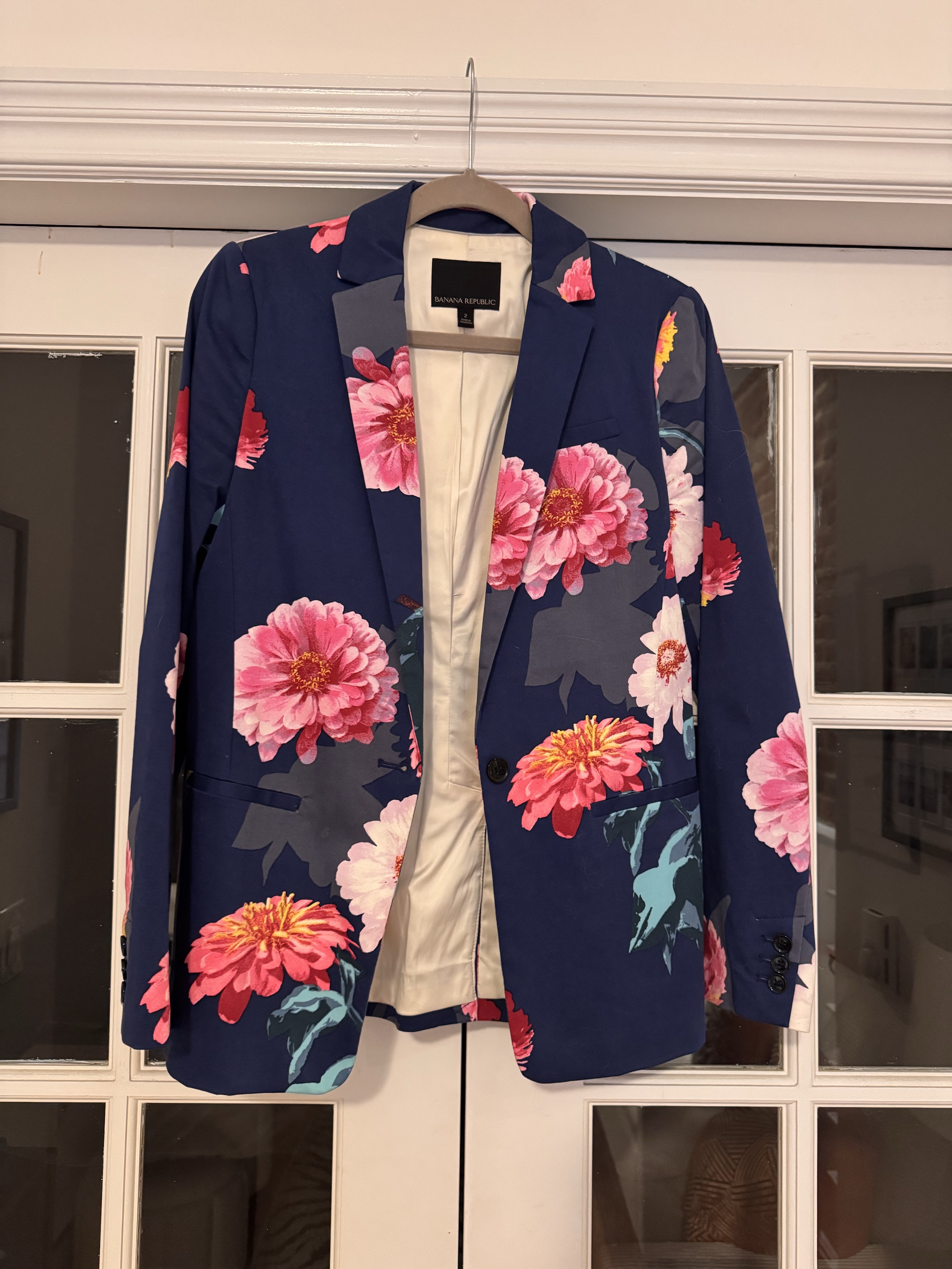 Banana Republic Floral Blazer