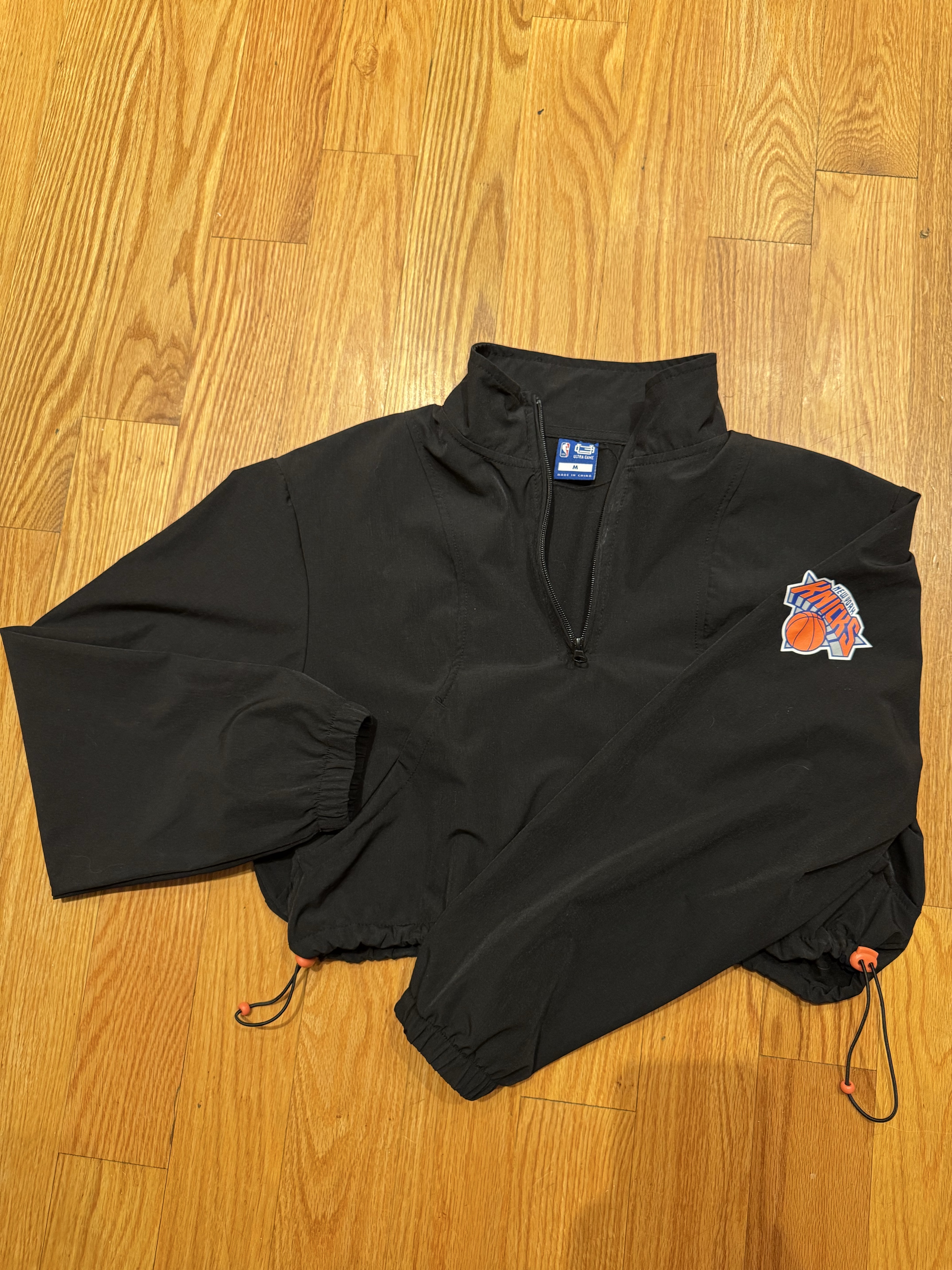 Knicks Cropped Windbreaker NBA Ultra Game