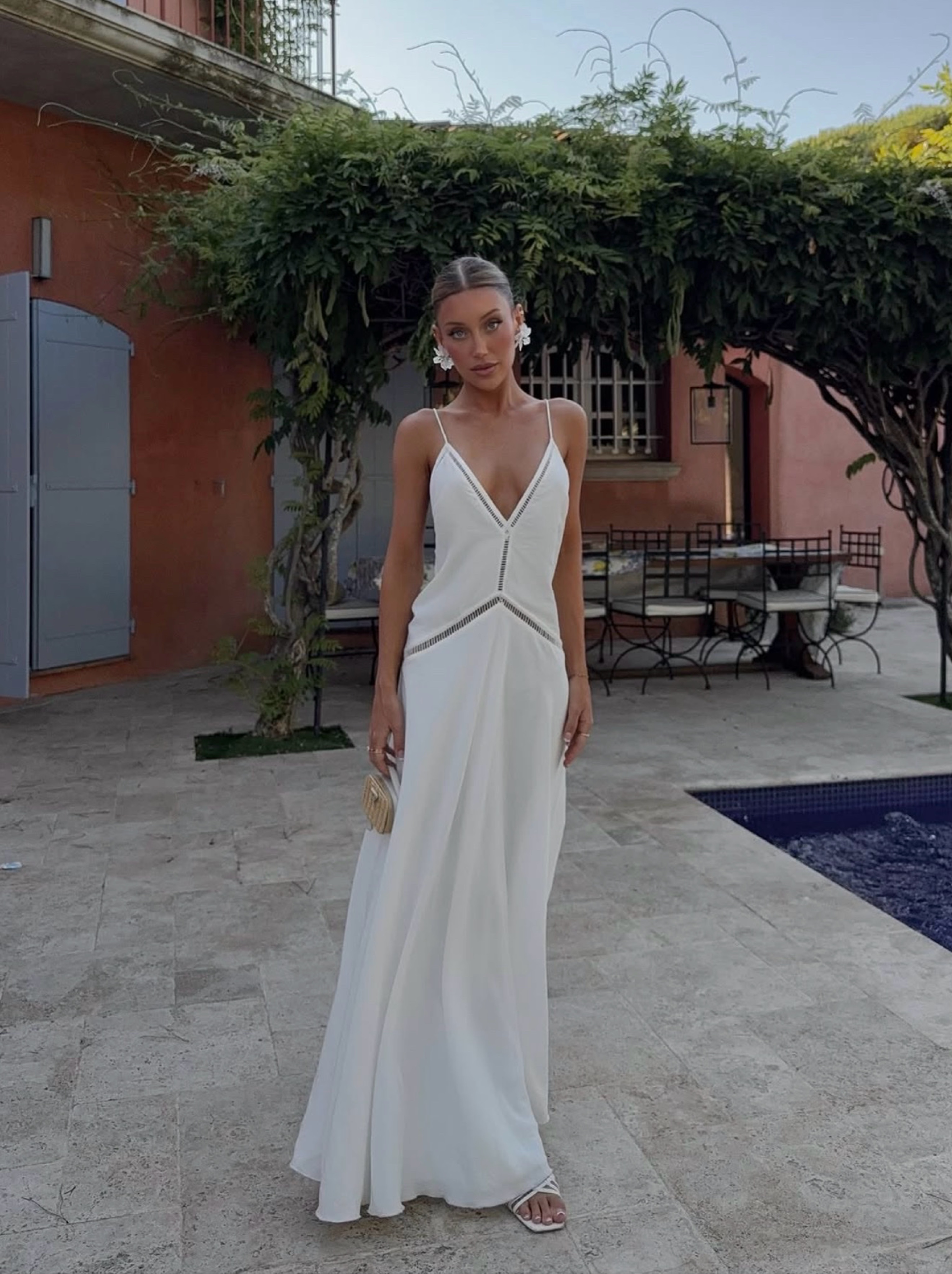 Sasha Therese 'Posey Maxi' dress in white by Sasha Therese - Pickle