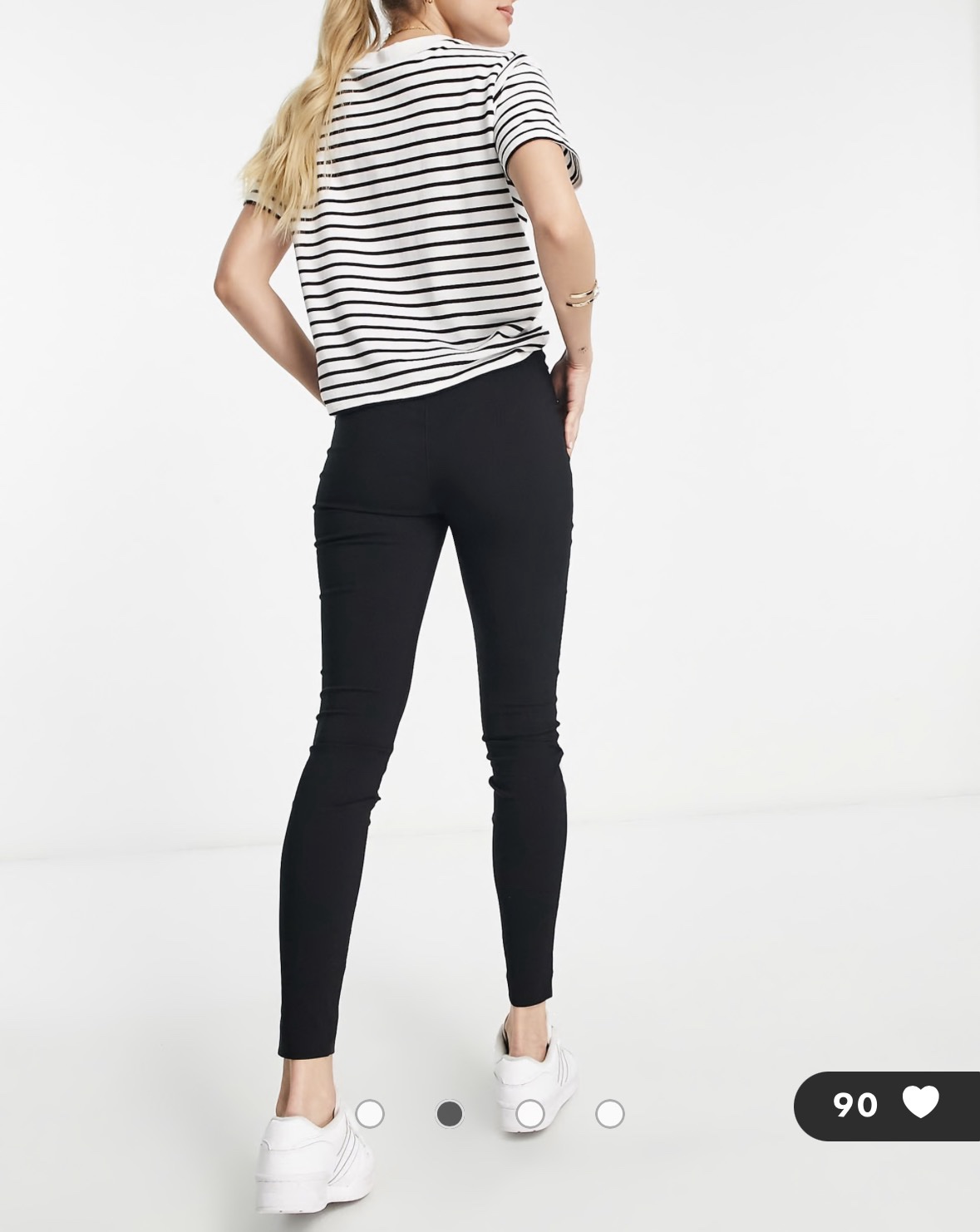 asos black cigarette trousers ASOS Design Studio - Black High Waist Cigarette Pant by Asos Design