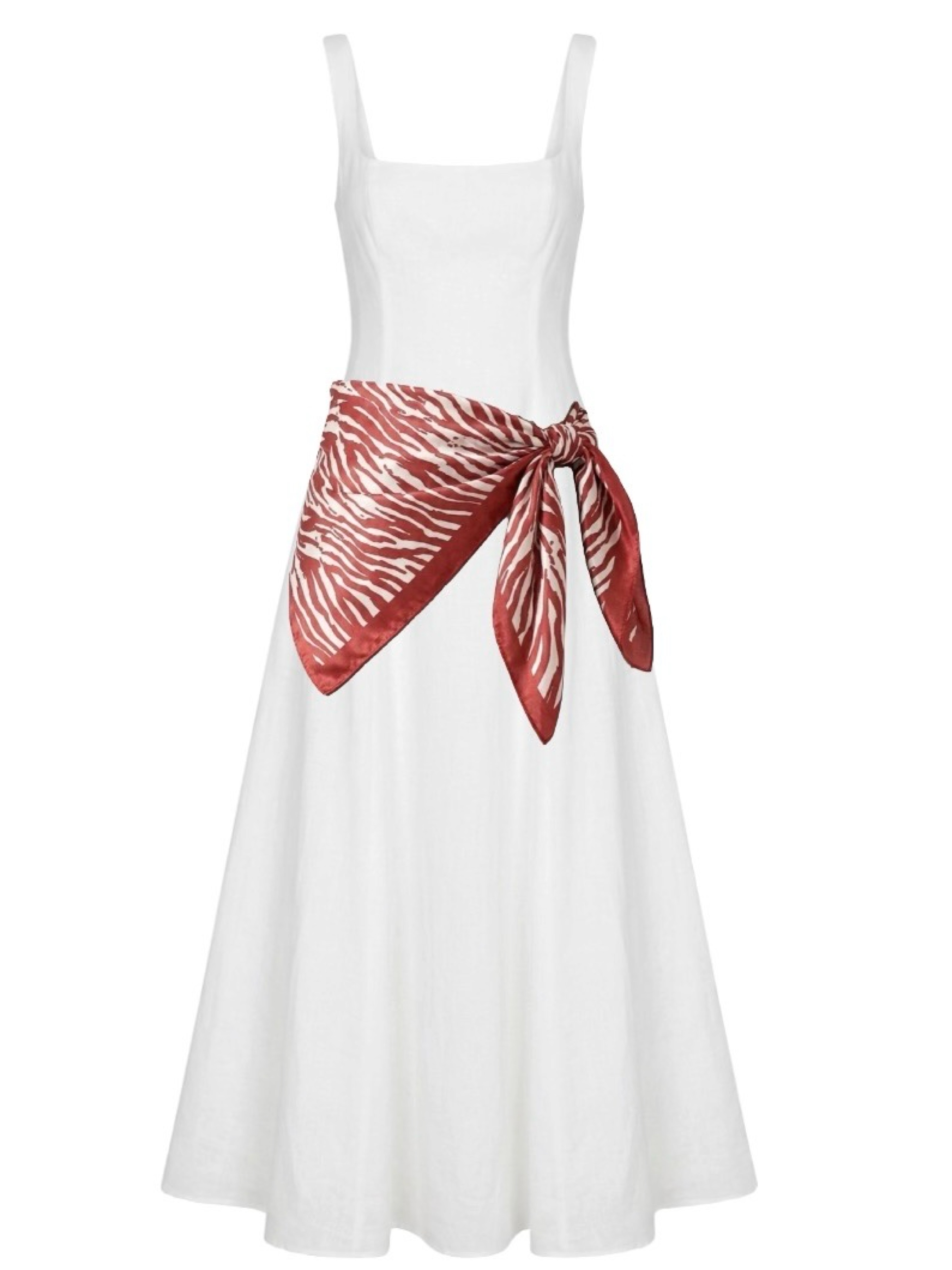princess polly dress with scarf Pelagia Halter Scarf Tie Mini Dress White