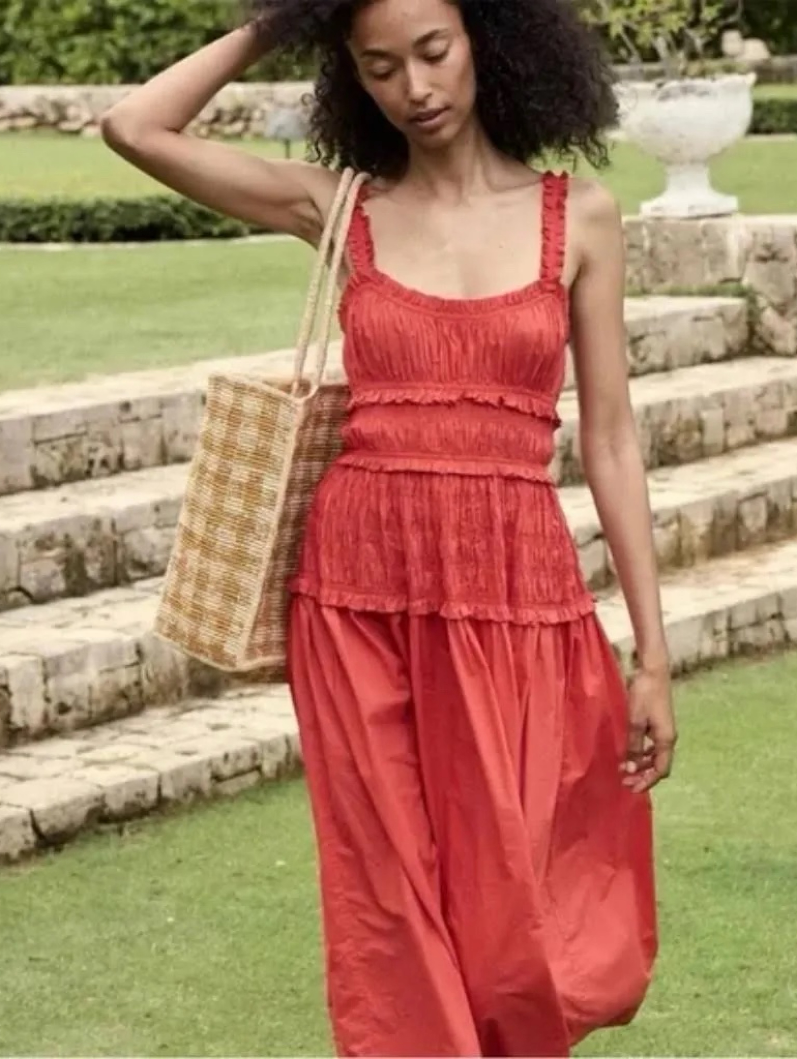doen marianne dress red Doen Marianne red dress by Doen