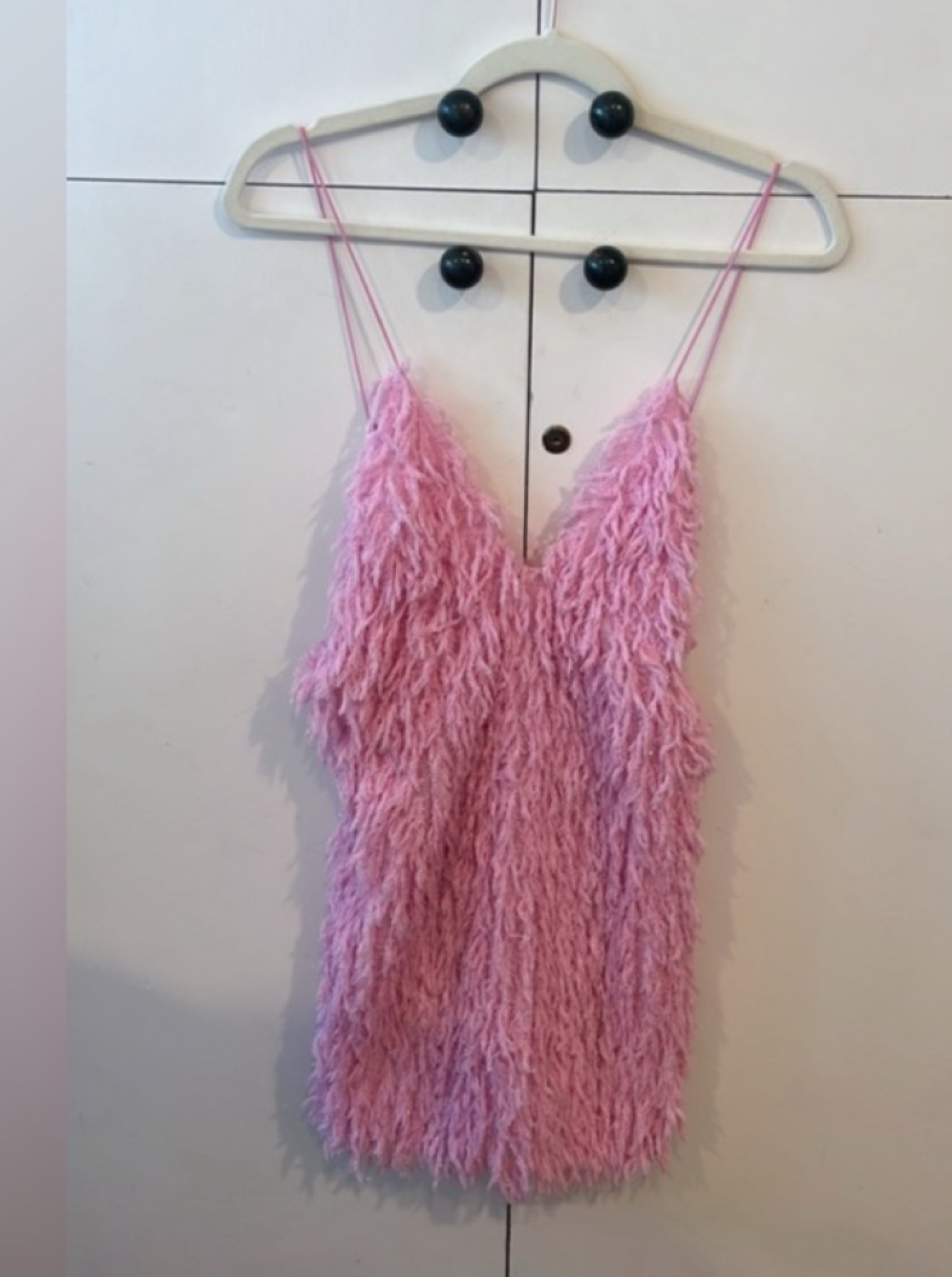 For love and lemons Pink Fringe Mini Dress by For Love & Lemons