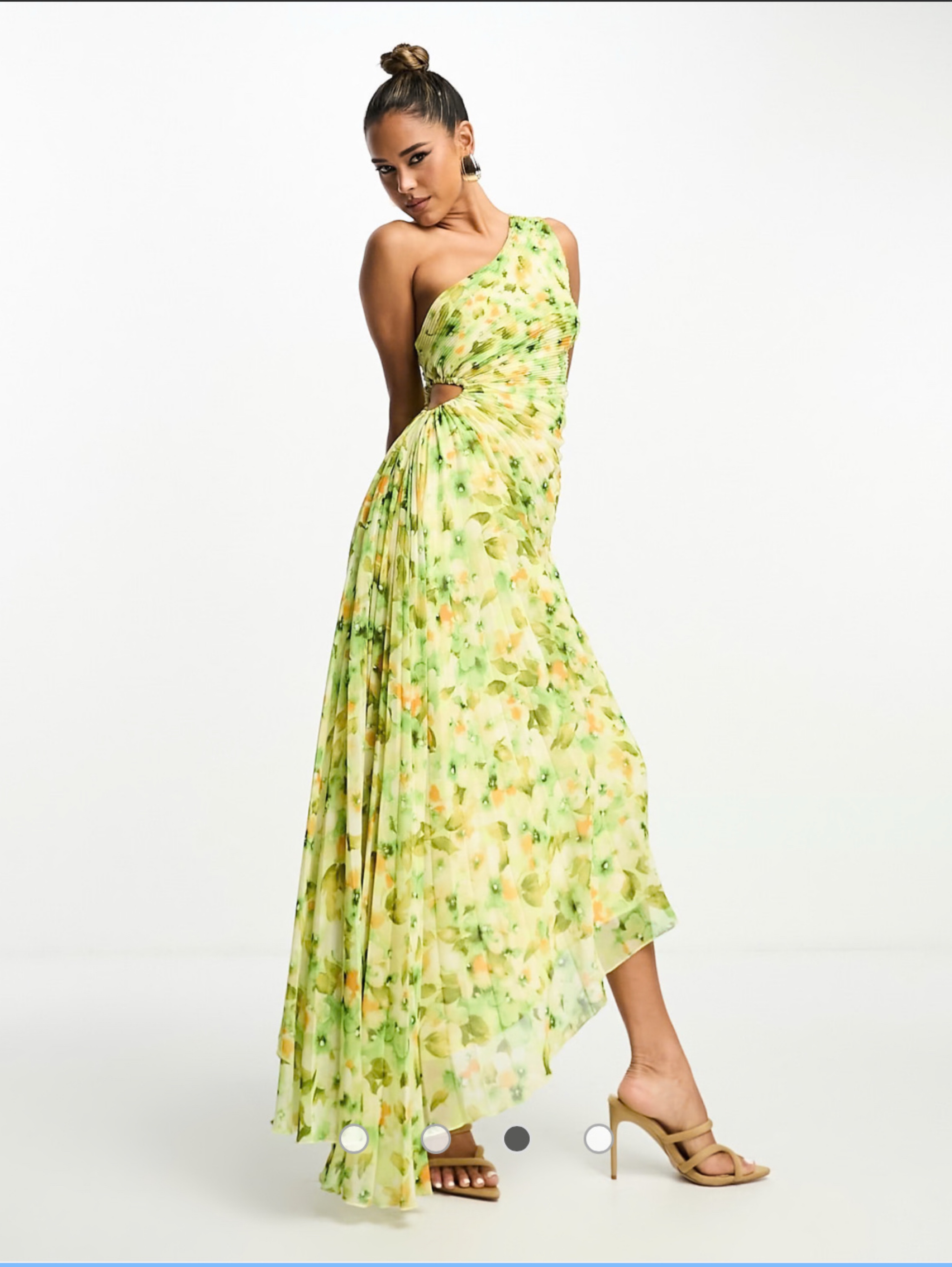 mango cut out detail dress Printed cut-out detail dress - Women