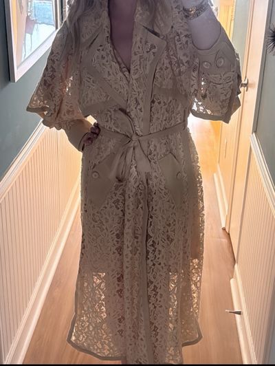 Zimmermann Wonderland lace trench dress by ZIMMERMANN | Pickle