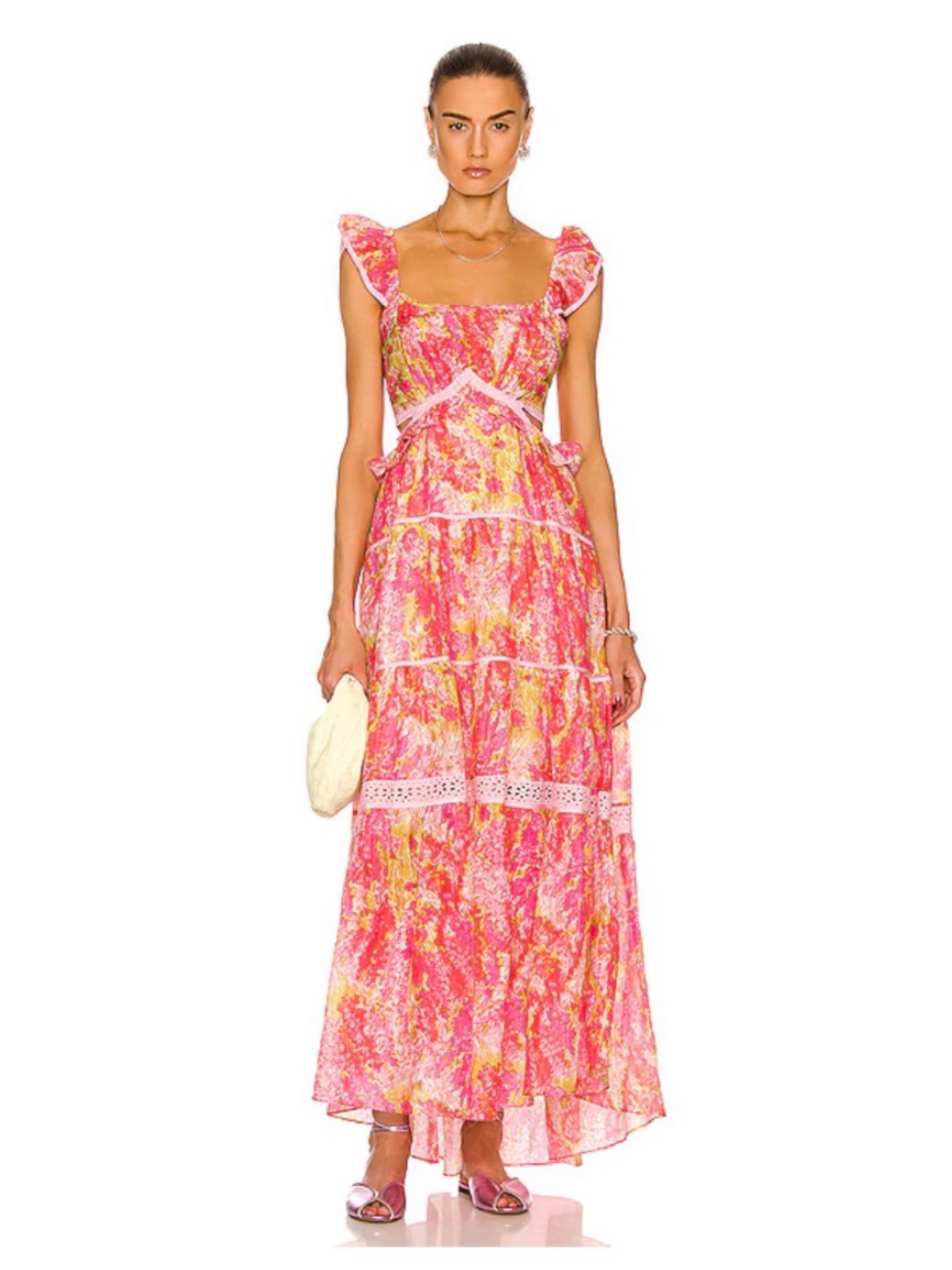 LoveShackFancy Madsen floral dress