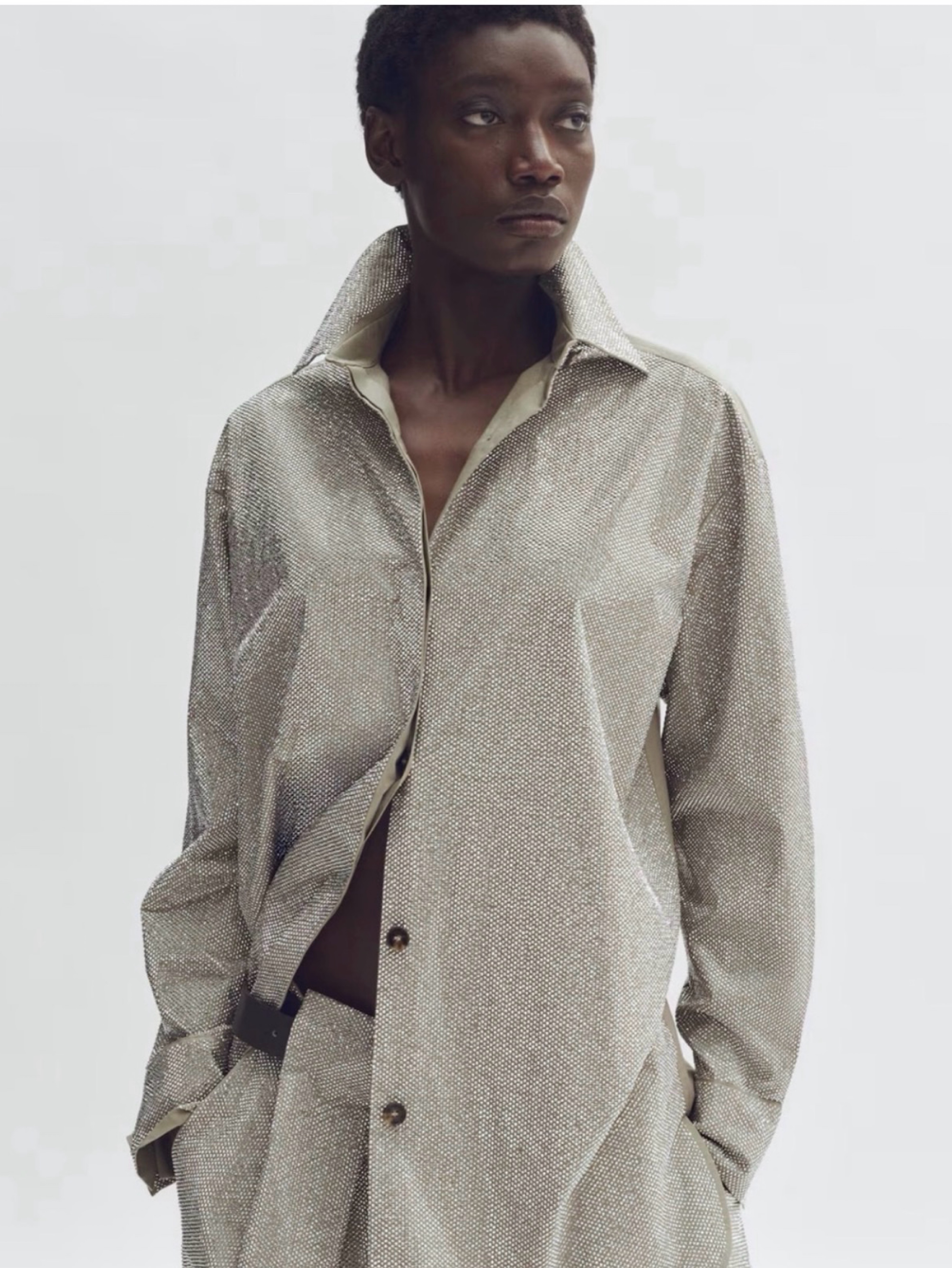 Stella McCartney x HM Oversized Embellished Shirt by Stella
