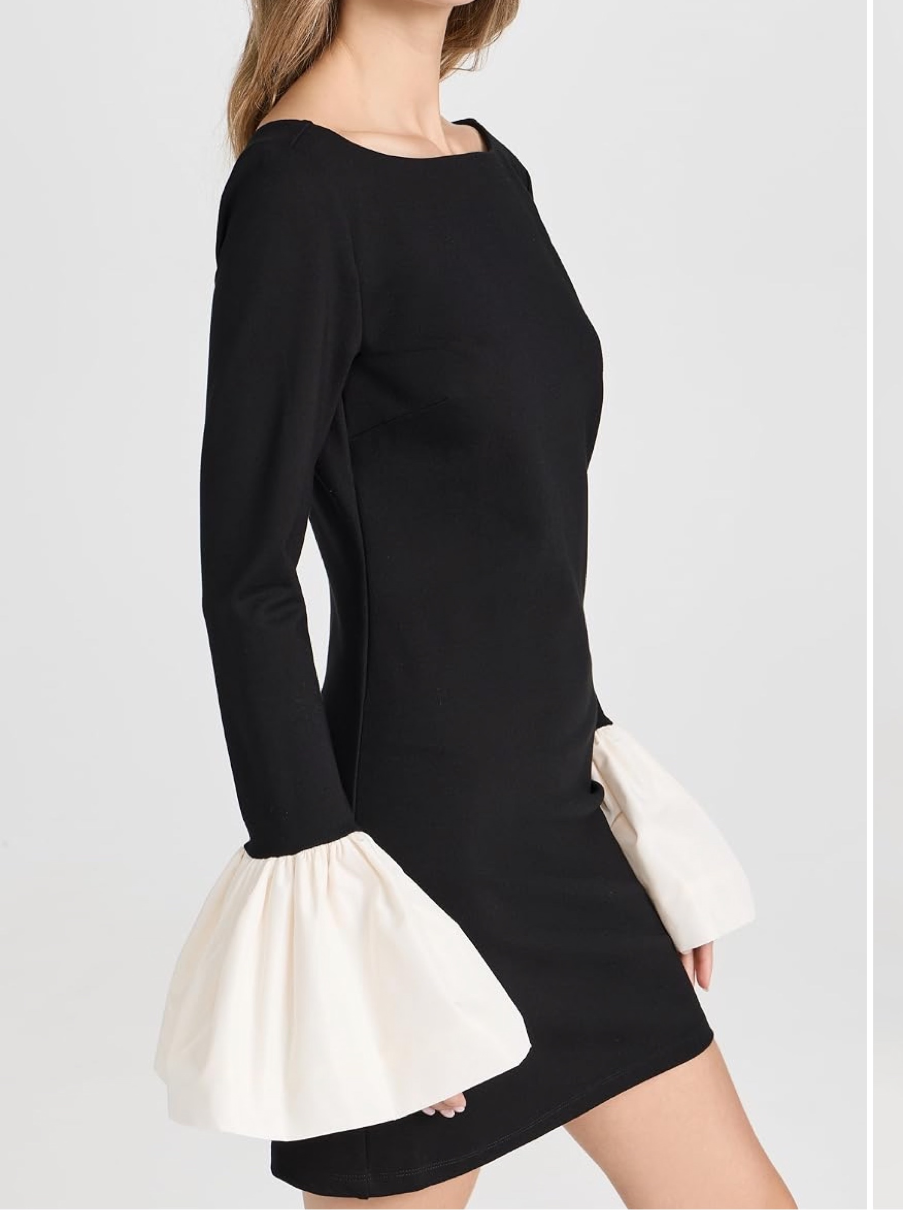 staud hawthorne dress black ivory by STAUD Dress occasion