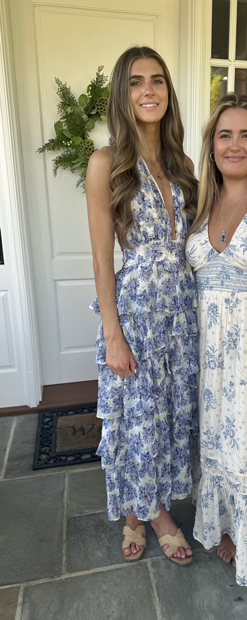 en saison dress FINAL SALE! Bridget Midi 50 long.V En Saison Yvette Floral Print