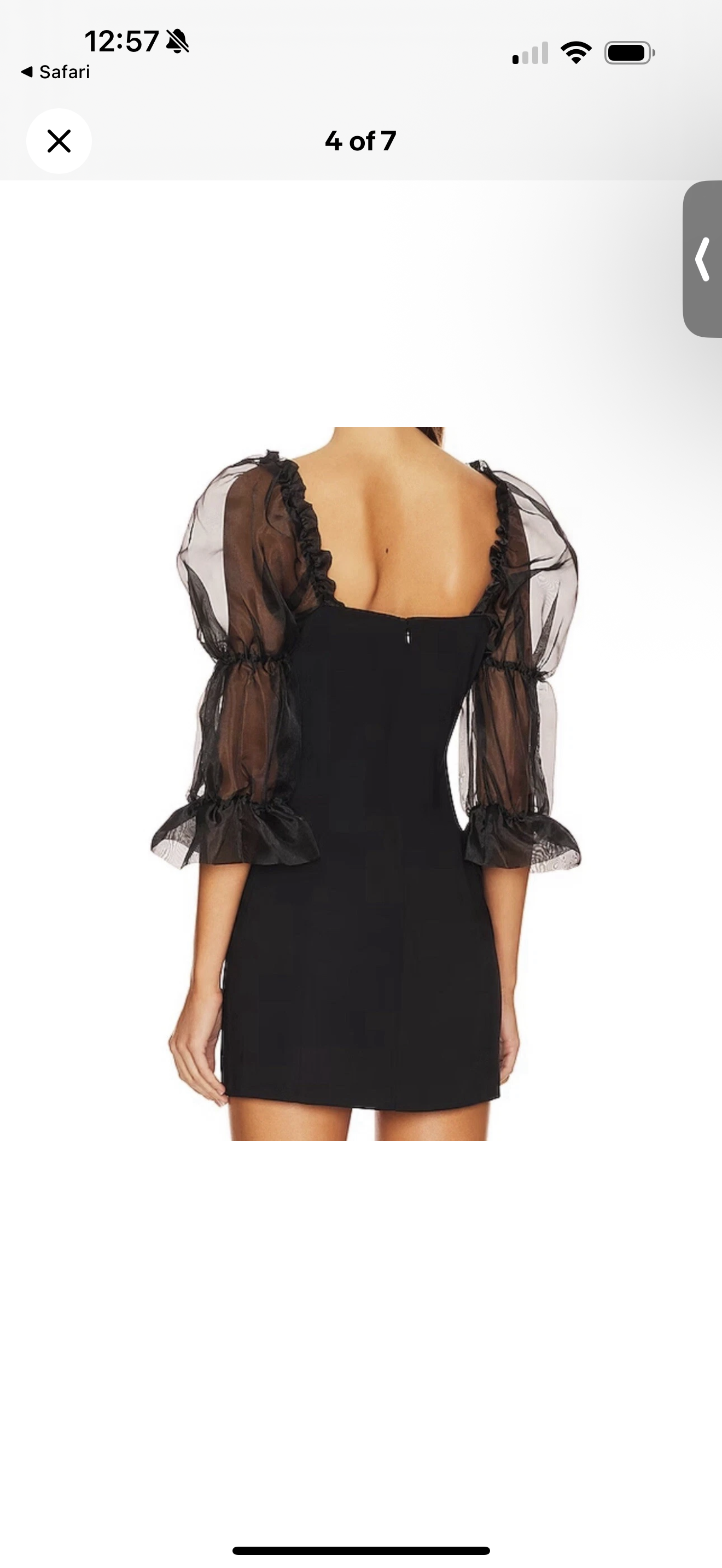 princess polly baby blue dress All In Favor Puff Sleeve Bow Minidress In Black - 55% Off