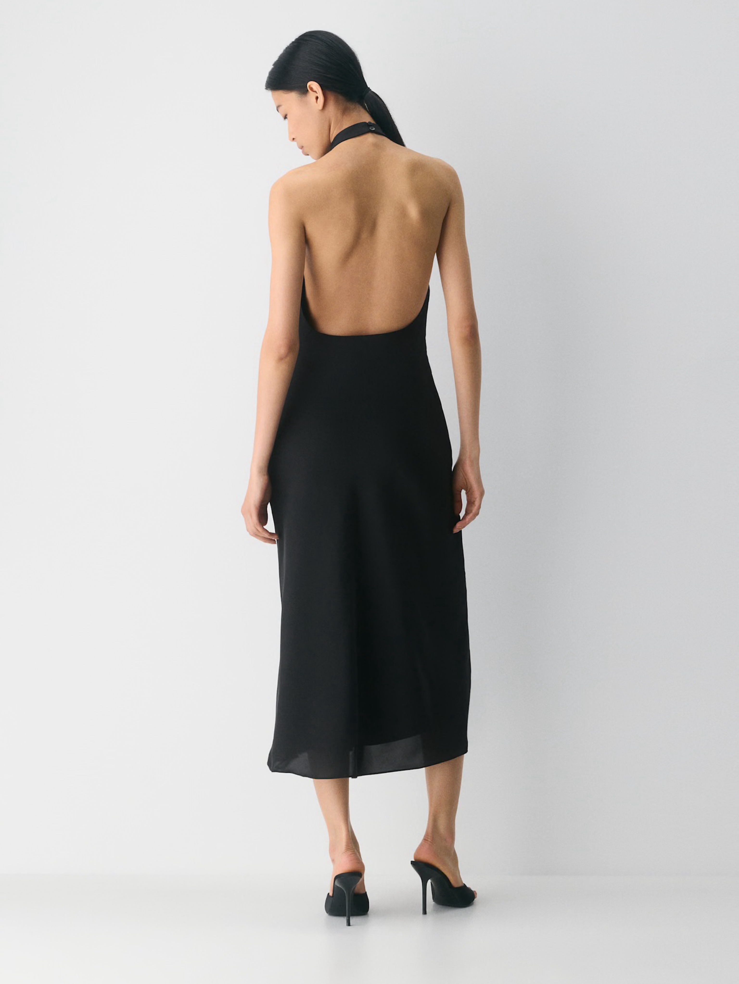 backless satin white dress SAU LEE Penelope Gown, Ivory Satin Dress - Cider cblue Color:Army green Low back maxi dress