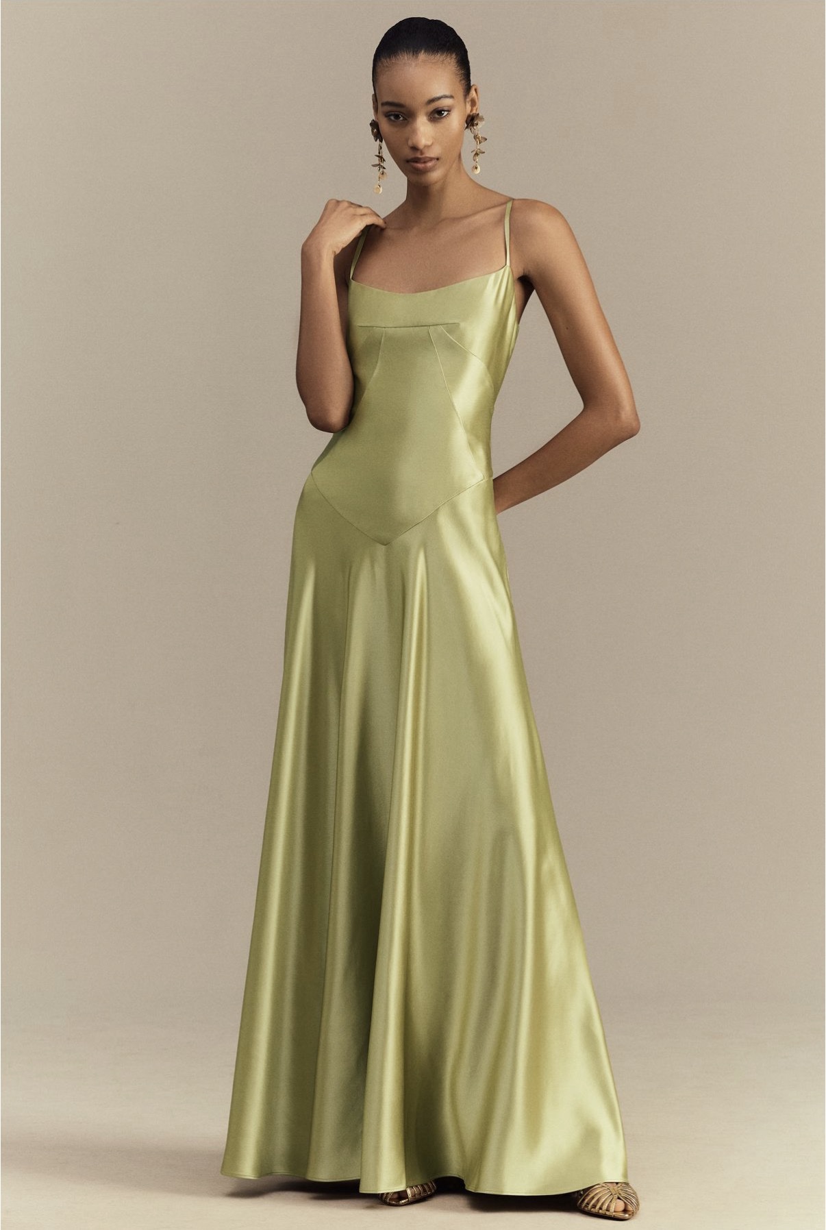 Long Anthropologie Formal Dress by Anthropologie - Pickle Long Anthropologie Formal Dress by Anthropologie - Pickle