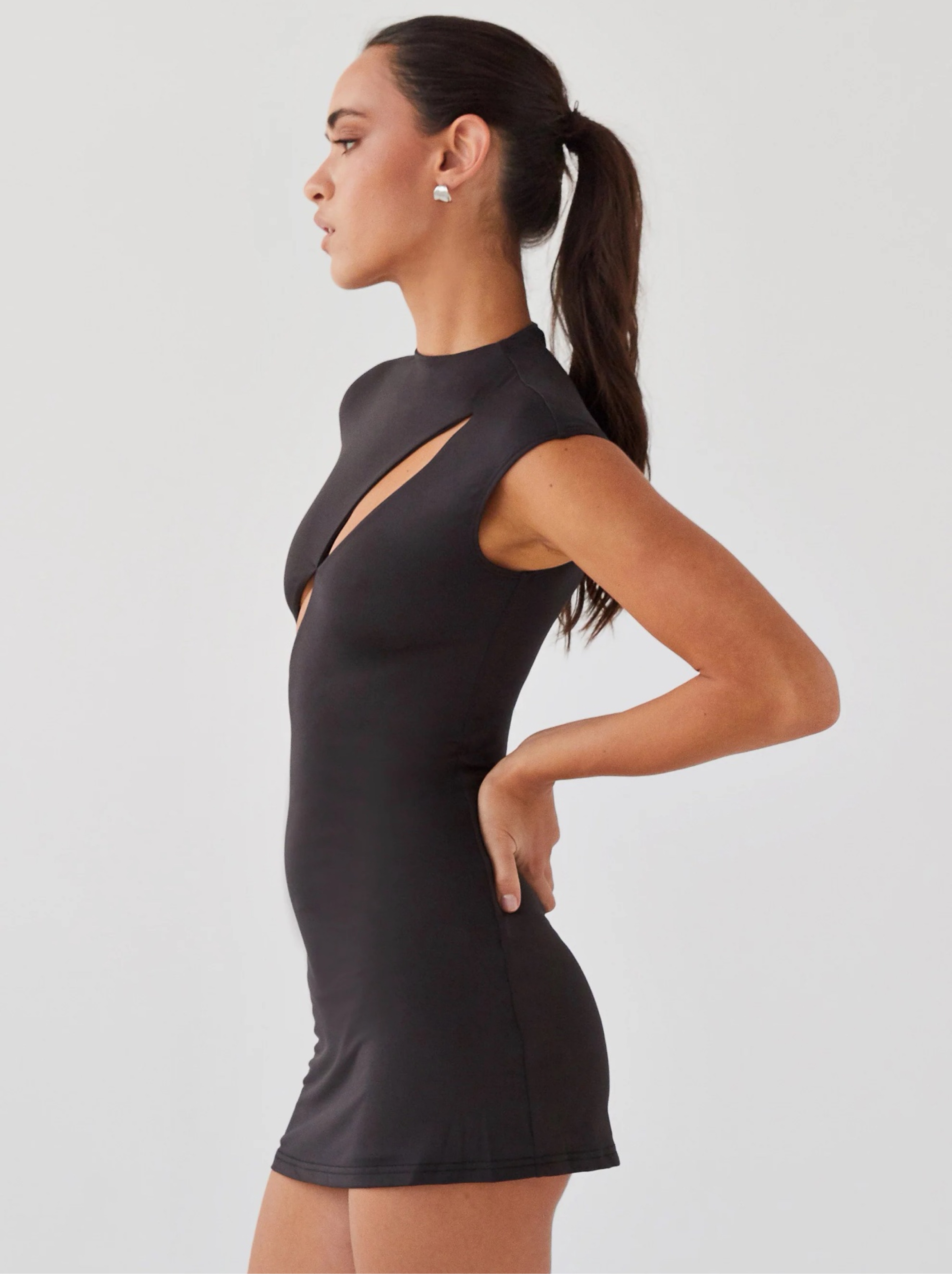 peppermayo black mini dress Sorority Rush | Echo Long Sleeve Dress Peppermayo Exclusive The Heavy Hearted Mini Dress is made for golden hour moments The perfect mini black dress