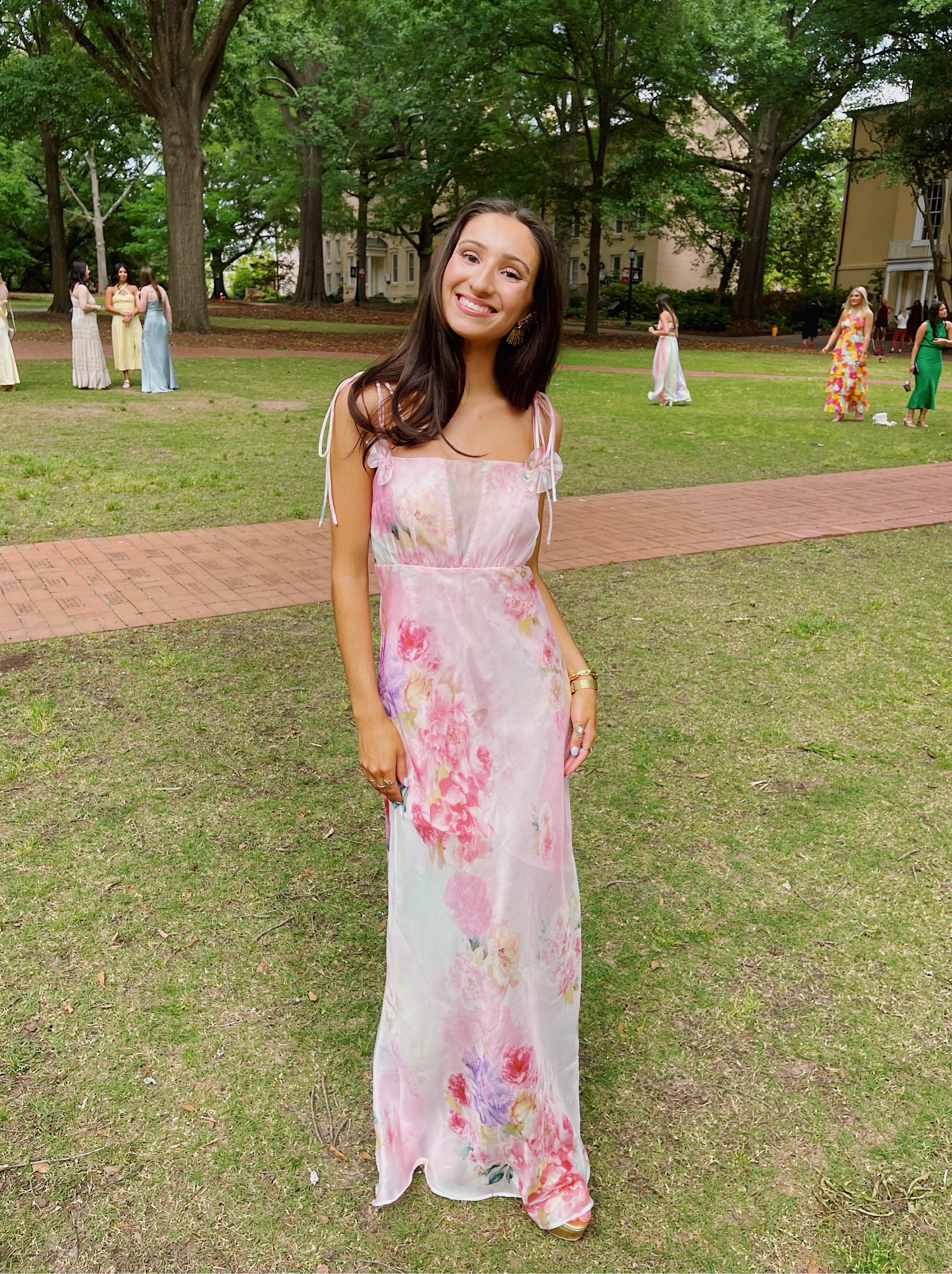 For Love and Lemons Floral Maxi Dress